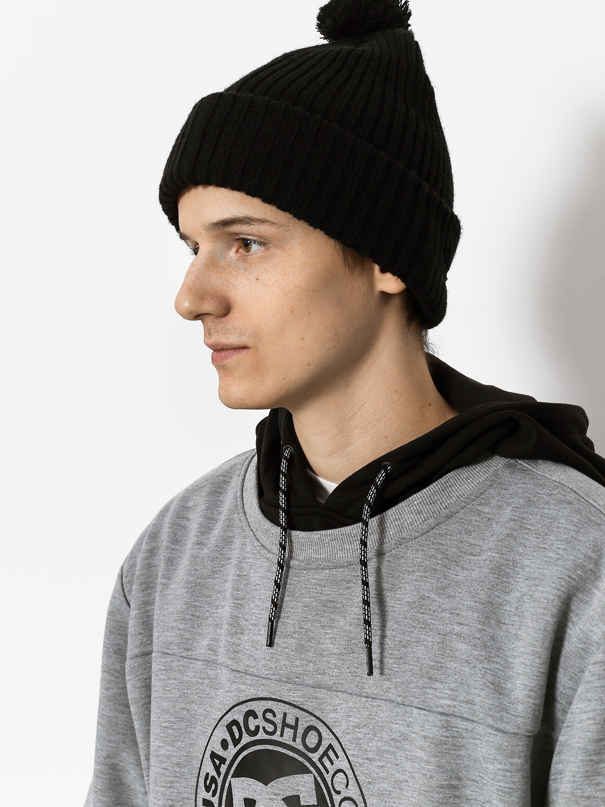 Mens DC Dryden Active sweatshirt (neutral gray heather)