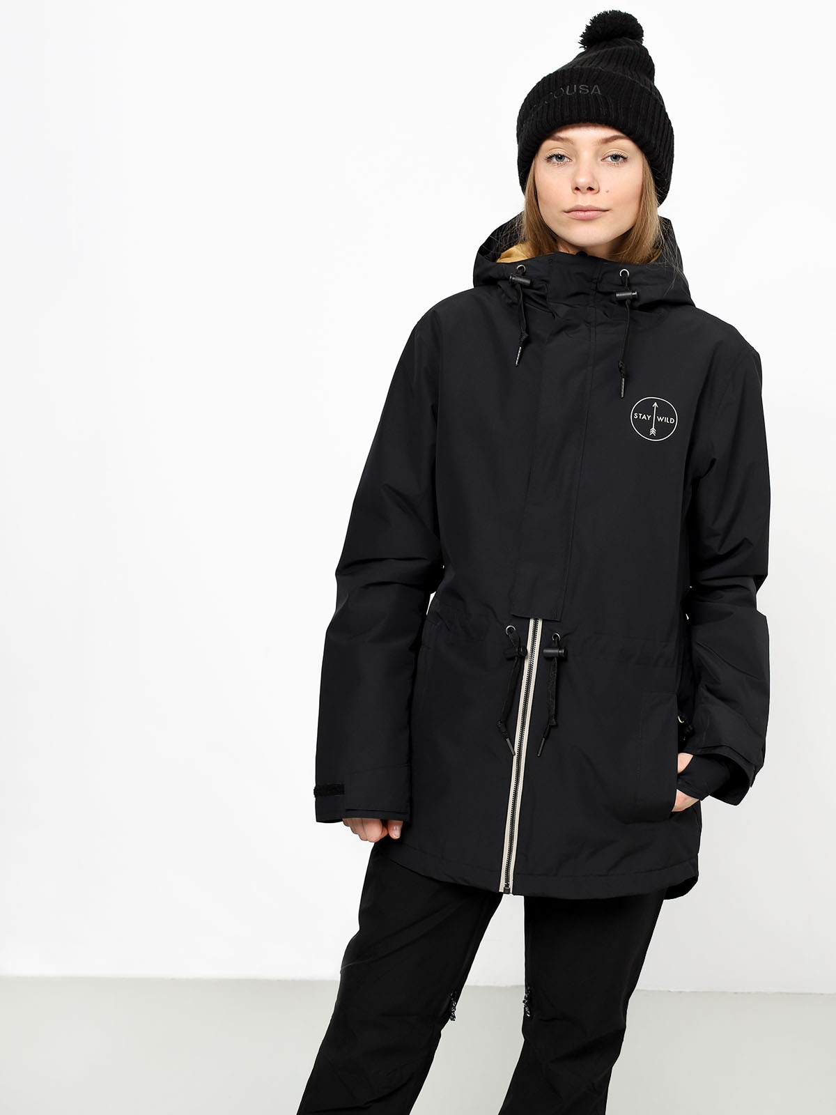 Airblaster Stay Wild Parka Snowboard jacket Wmn black (black)