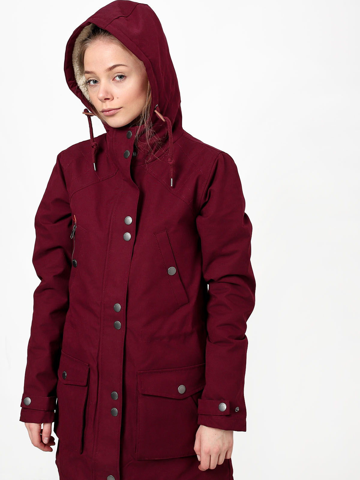 Volcom Walk On By Parka Jacket Wmn (bur)