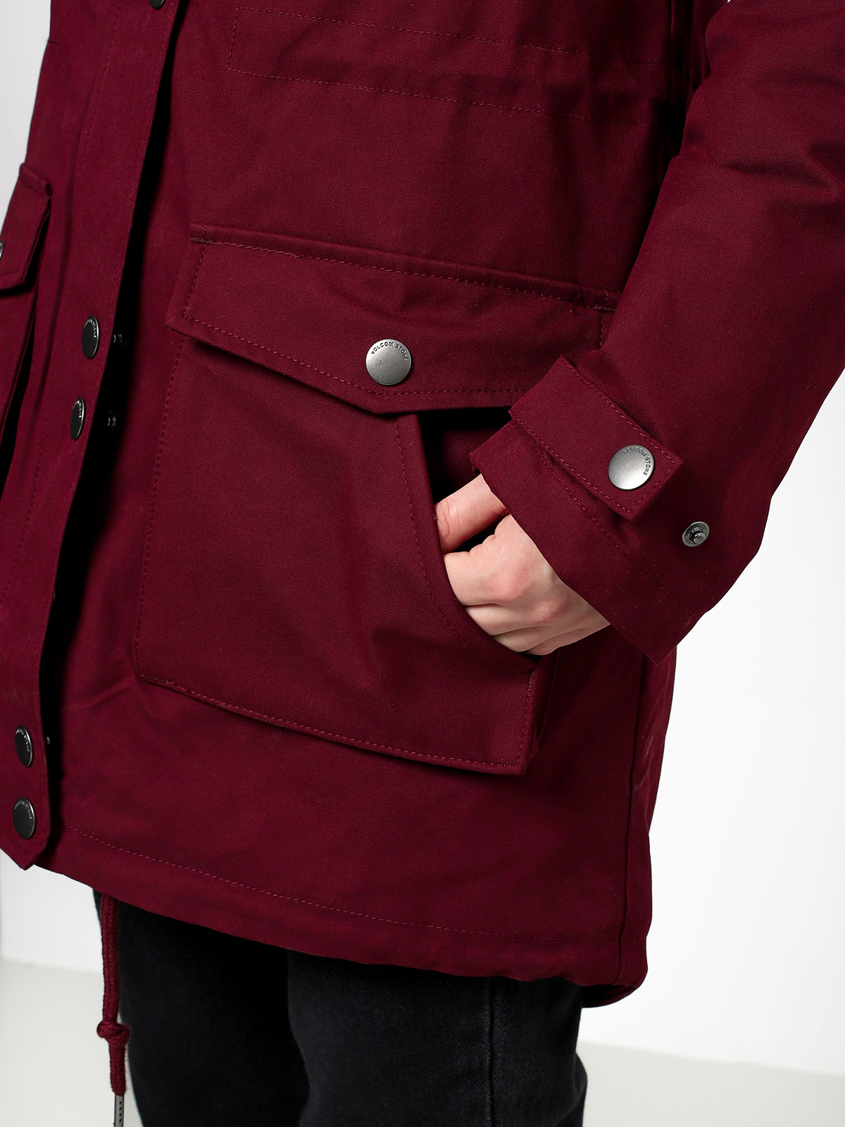 Volcom Walk On By Parka Jacket Wmn (bur)