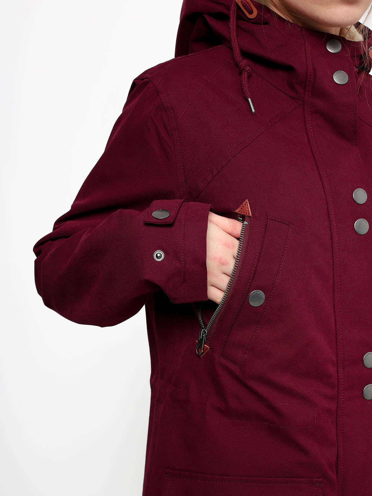 Volcom Walk On By Parka Jacket Wmn (bur)