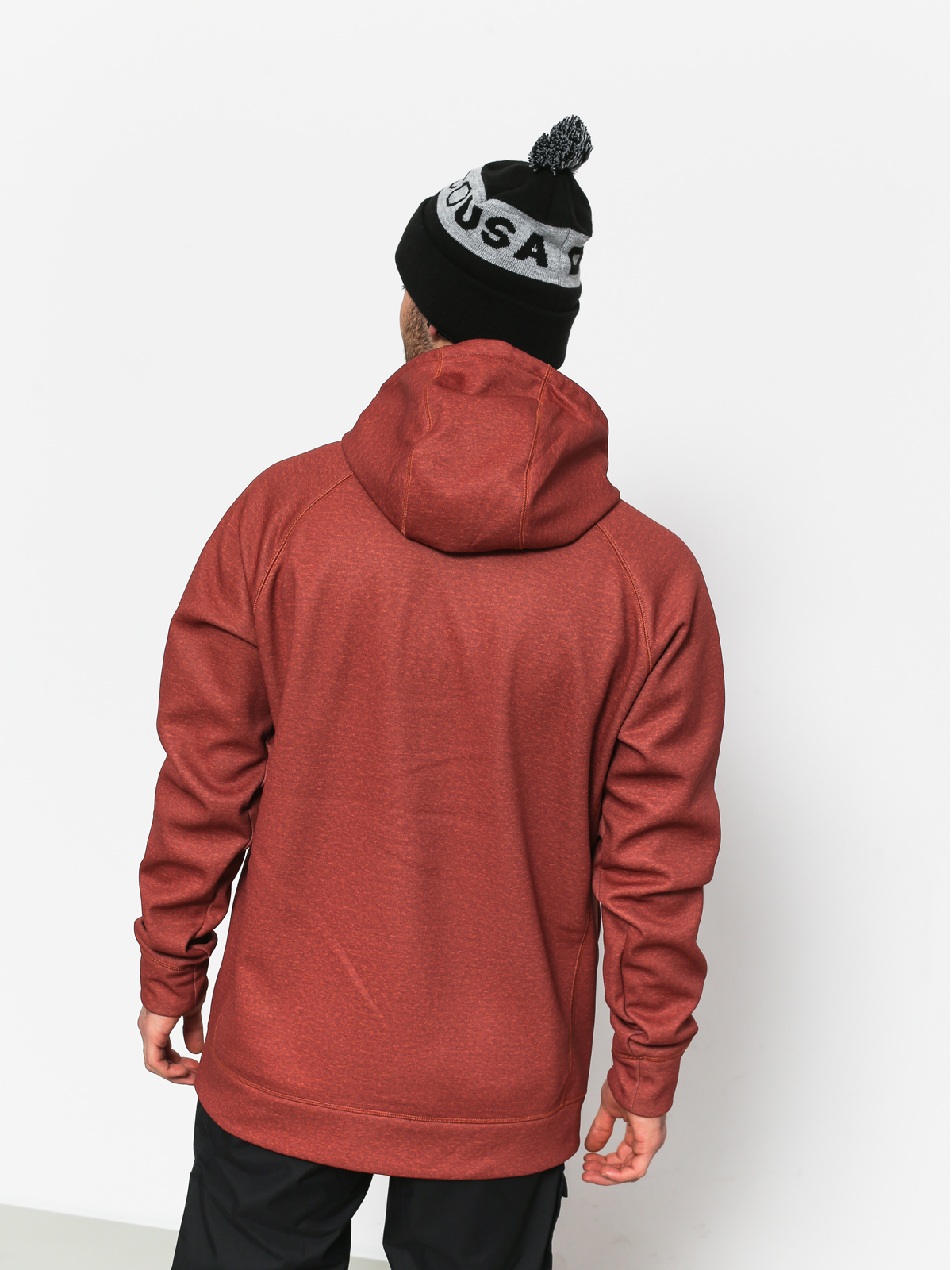 Mens Burton Crown Bndd ZHD Active sweatshirt (sparrow heather)