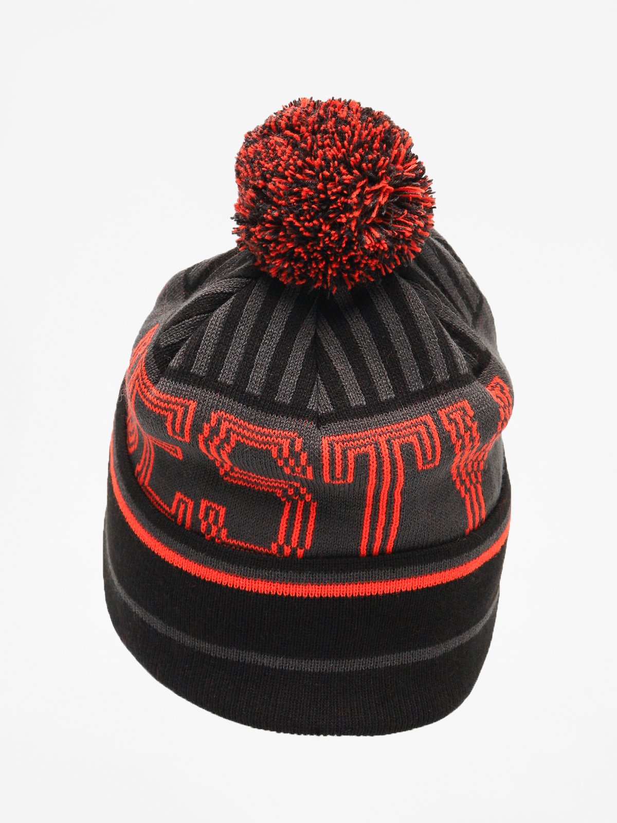 Majesty Sibi Beanie (black/neon orange)