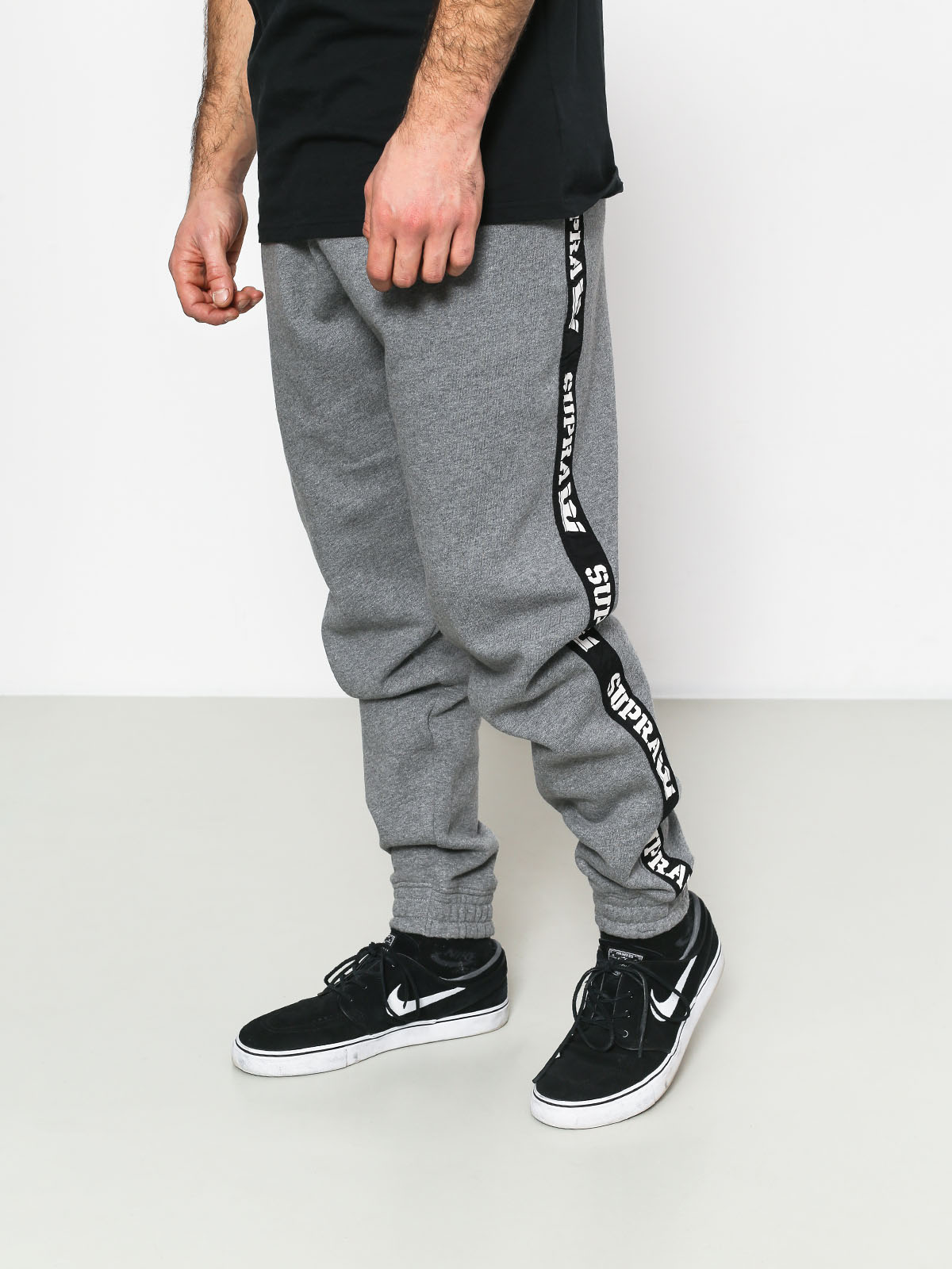 Supra Streeter Pant Pants (grey heather/blk)