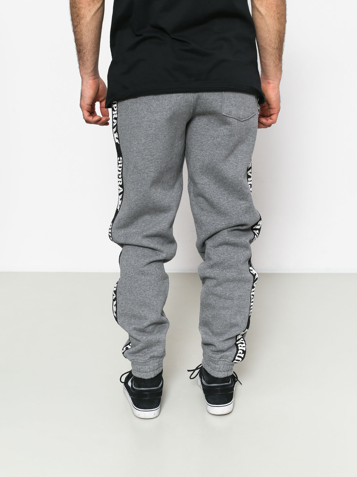 Supra Streeter Pant Pants (grey heather/blk)