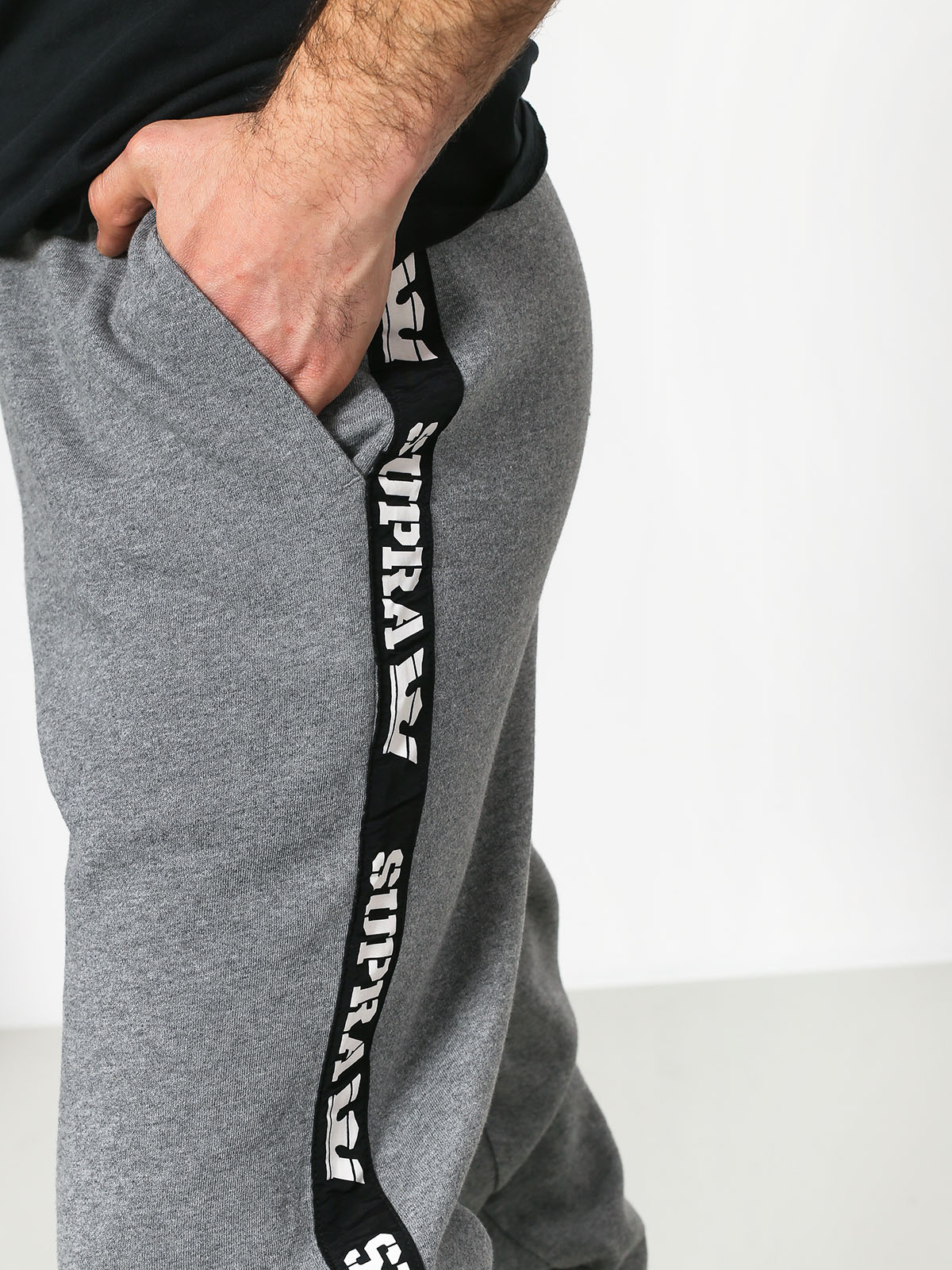 Supra Streeter Pant Pants (grey heather/blk)