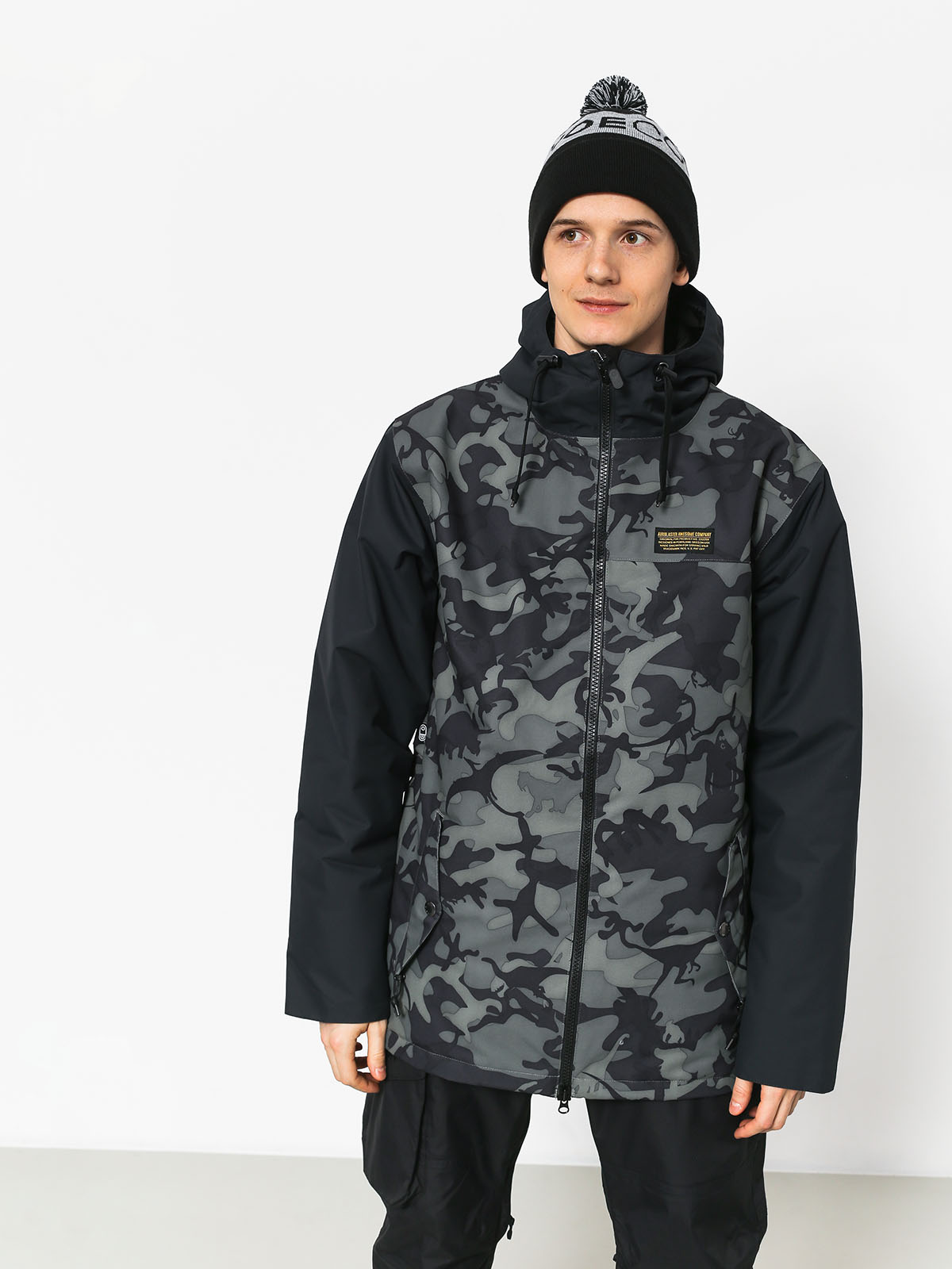 Mens Airblaster Toaster Snowboard jacket (stealth dinoflage)