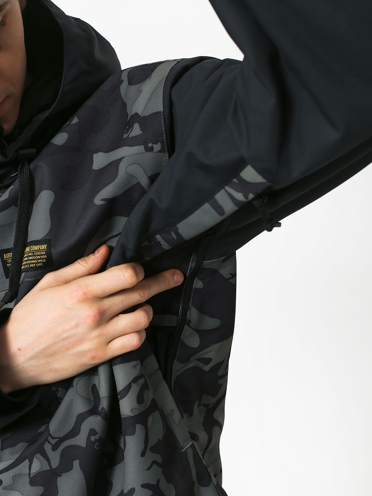 Mens Airblaster Toaster Snowboard jacket (stealth dinoflage)
