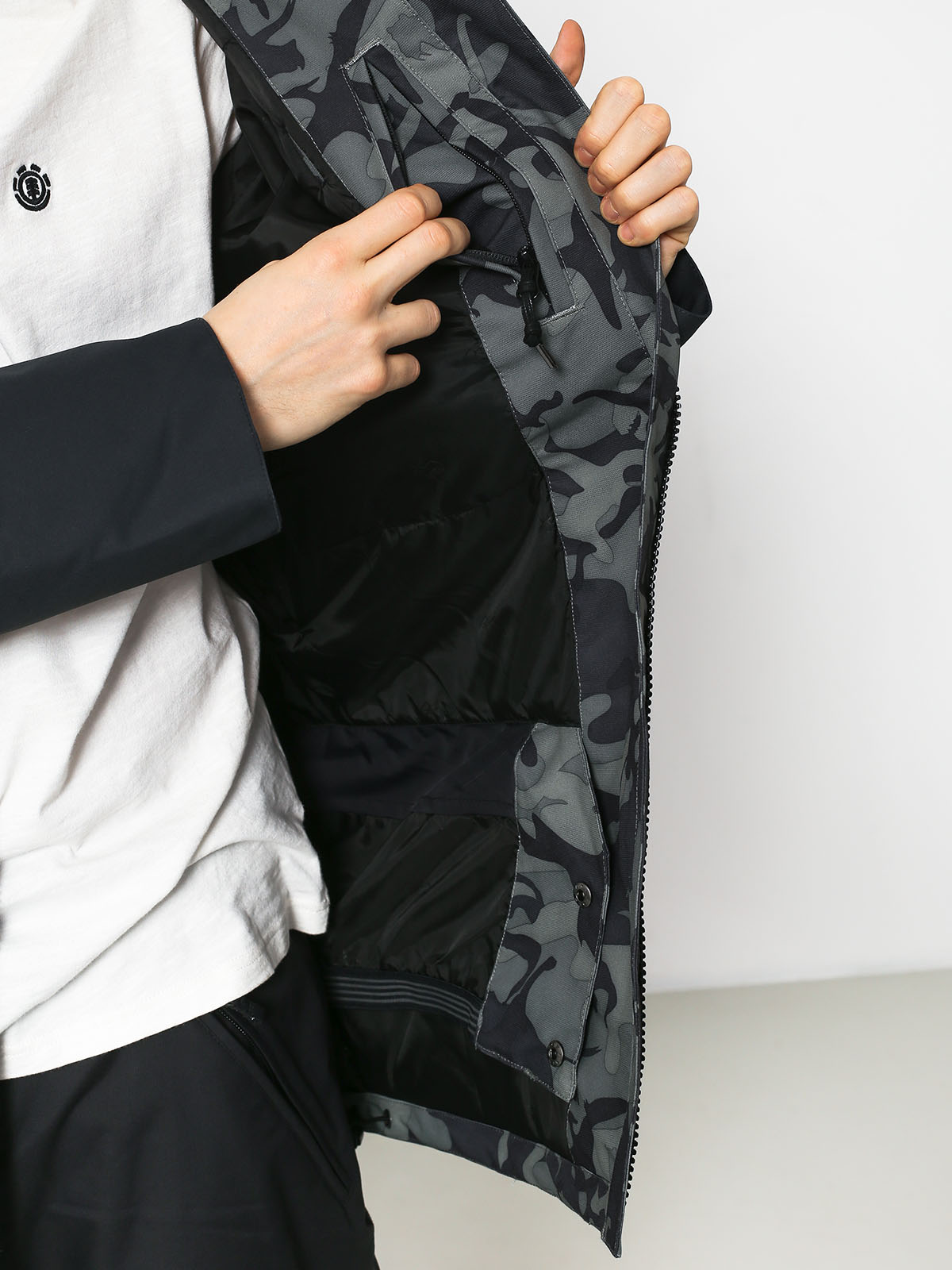 Mens Airblaster Toaster Snowboard jacket (stealth dinoflage)