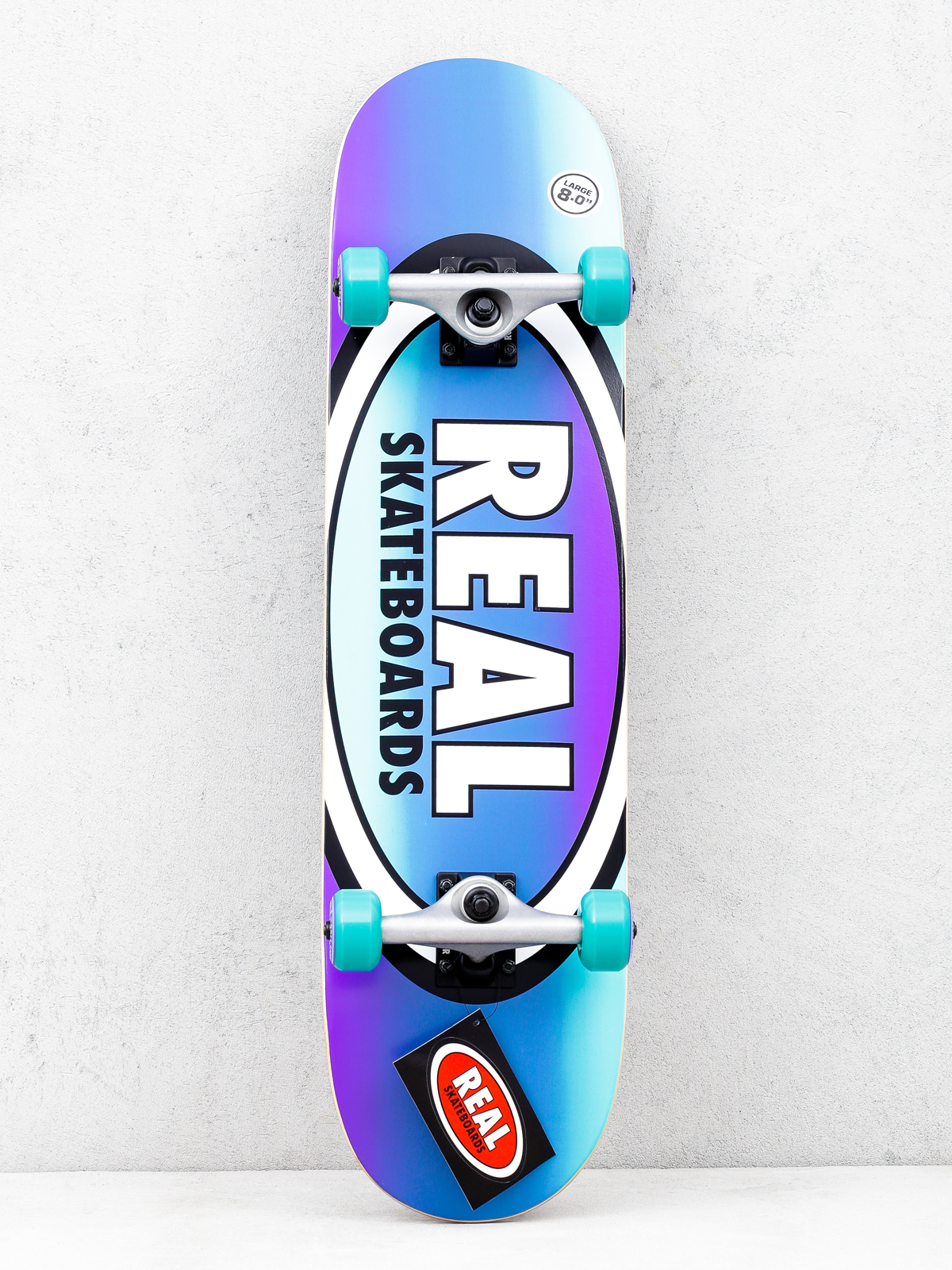 Real Fades Skateboard (purple/teal)