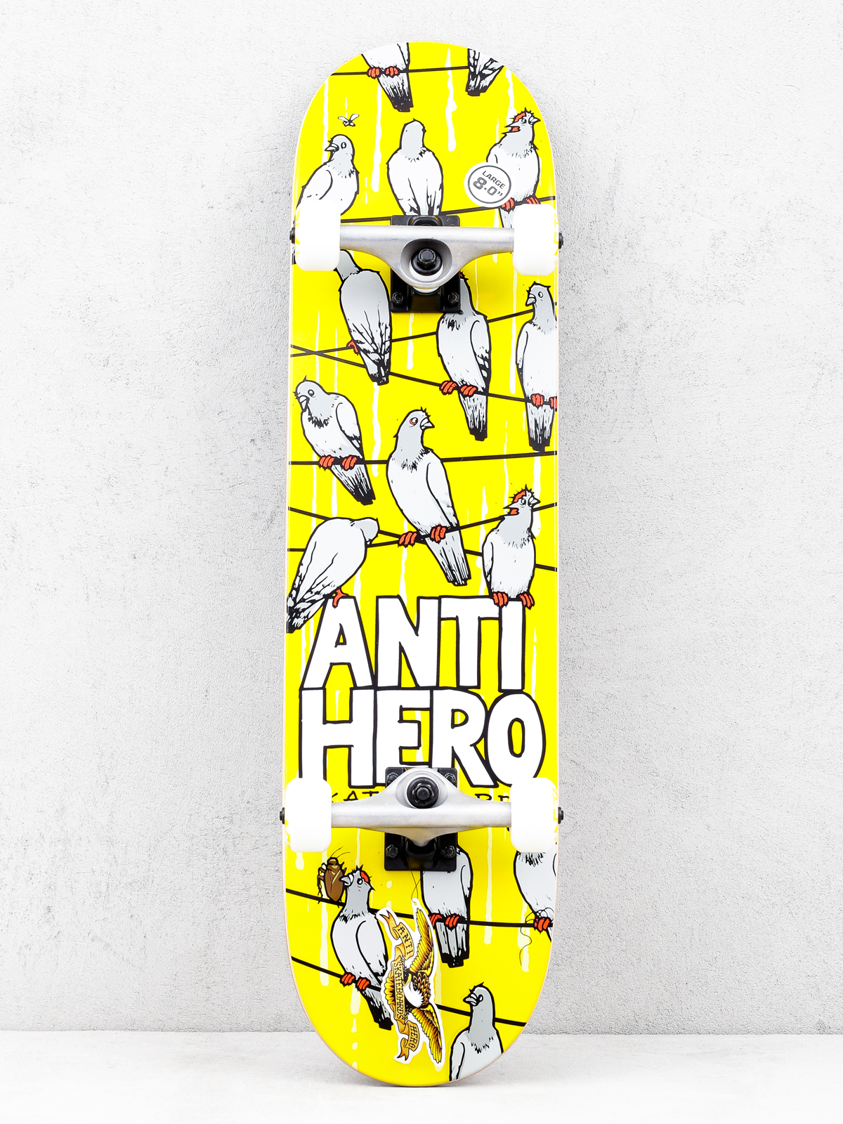 Antihero Conferrnce Call Skateboard (yellow)
