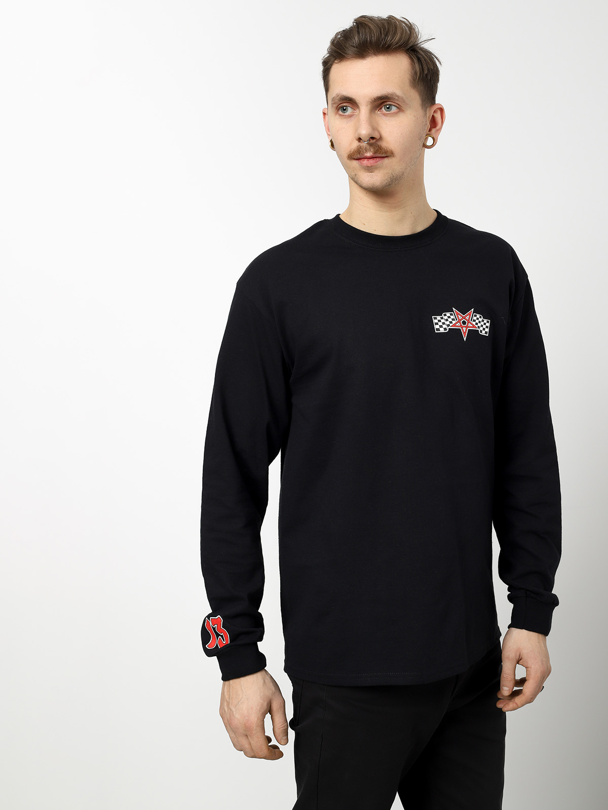 Thrasher Racing Longsleeve black black