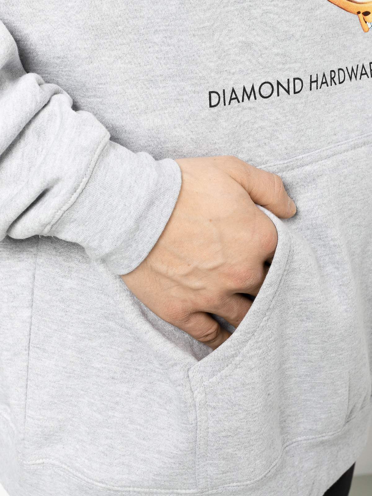 Diamond Supply Co. Hardware Ring HD Hoodie (heather grey)