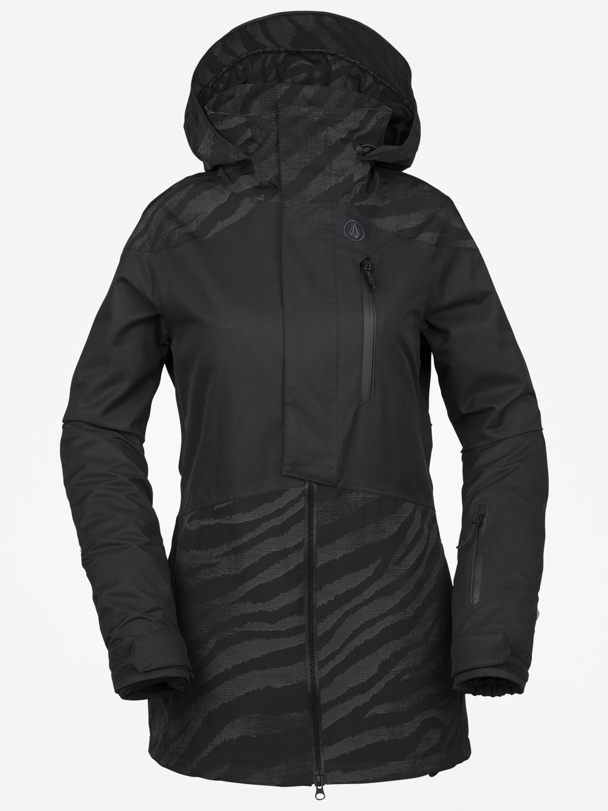 Womens Volcom Pine 2L Tds Snowboard jacket (bkb)