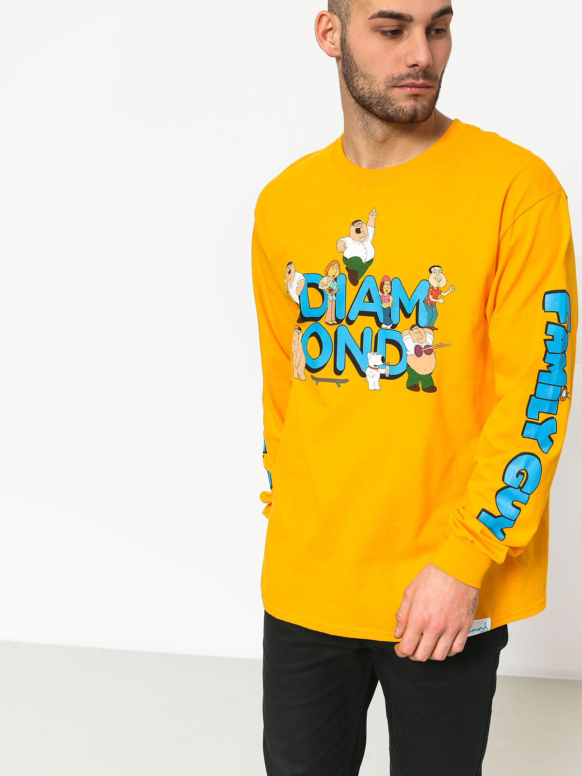 Diamond Supply Co. Diamond X Family Guy Longsleeve - yellow (yellow)