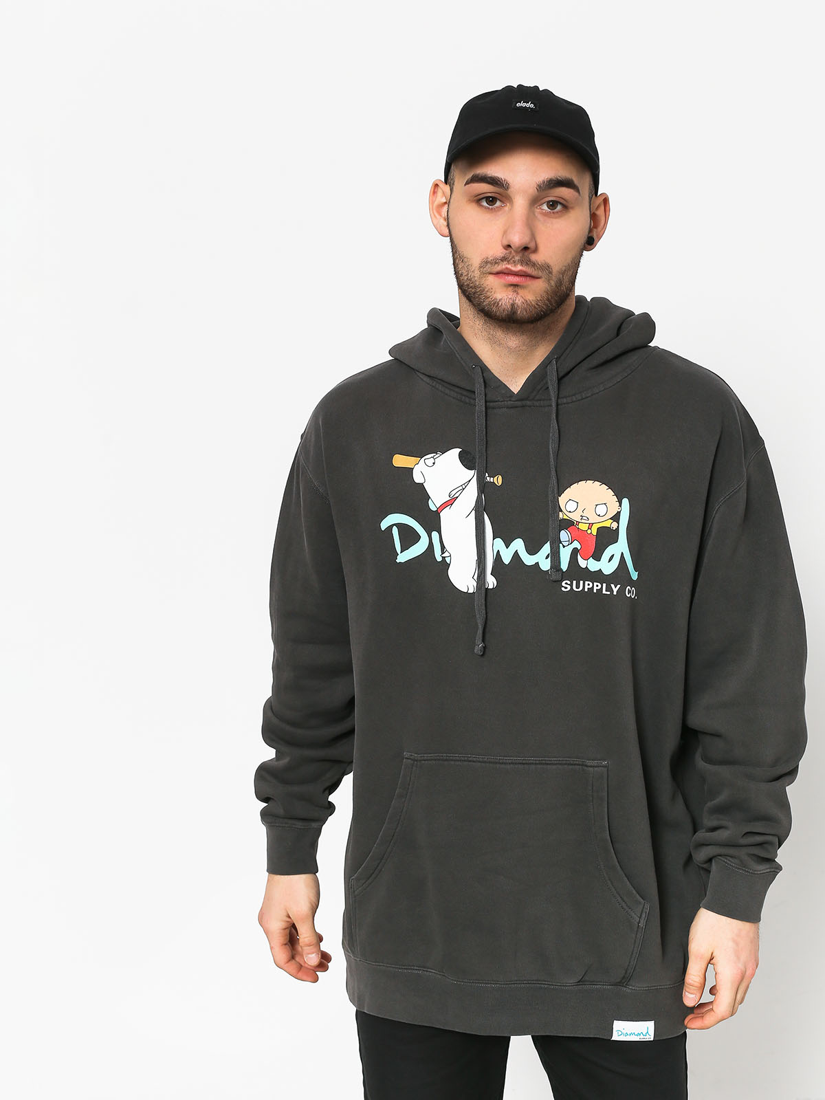 Diamond Supply Co. Family Guy Og Script Hoodie (black)