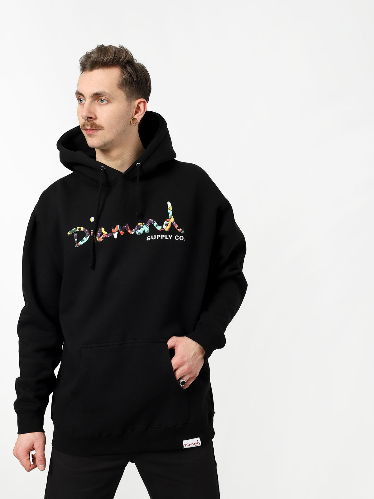 Diamond supply co hot sale og script hoodie