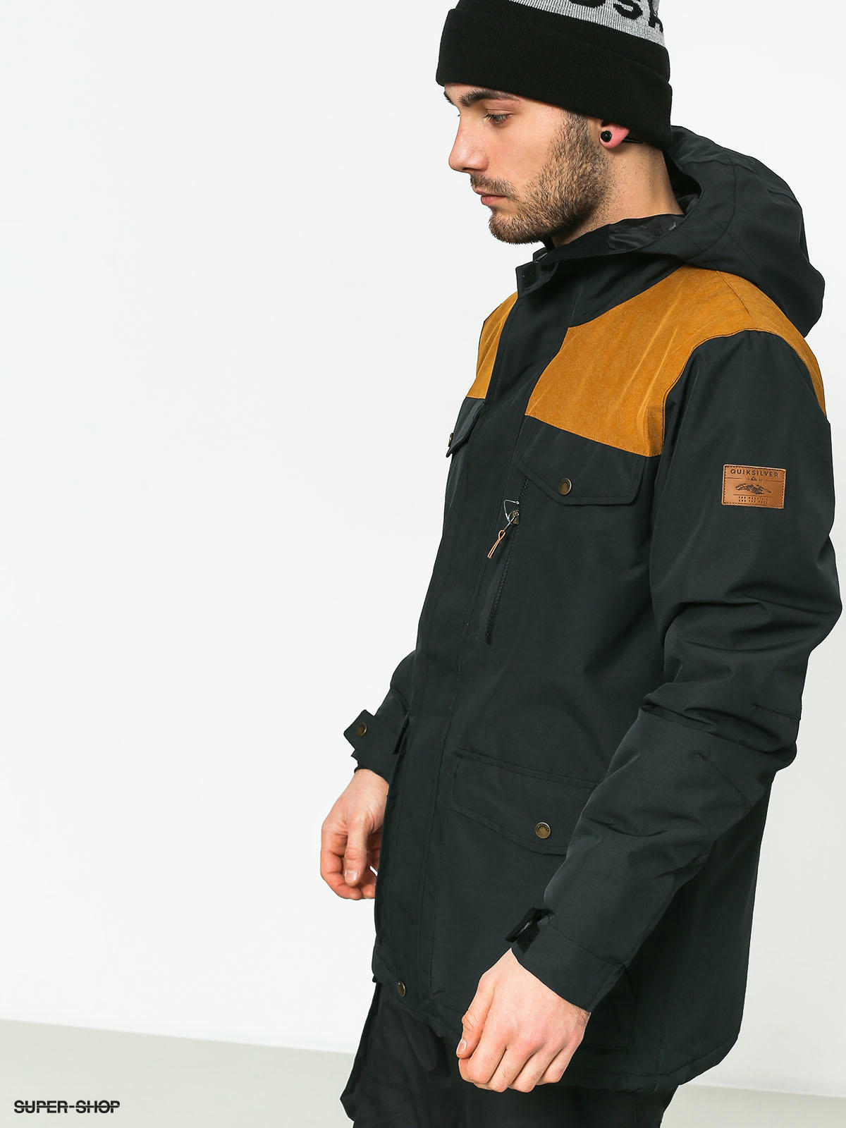 quiksilver men's raft snow jacket