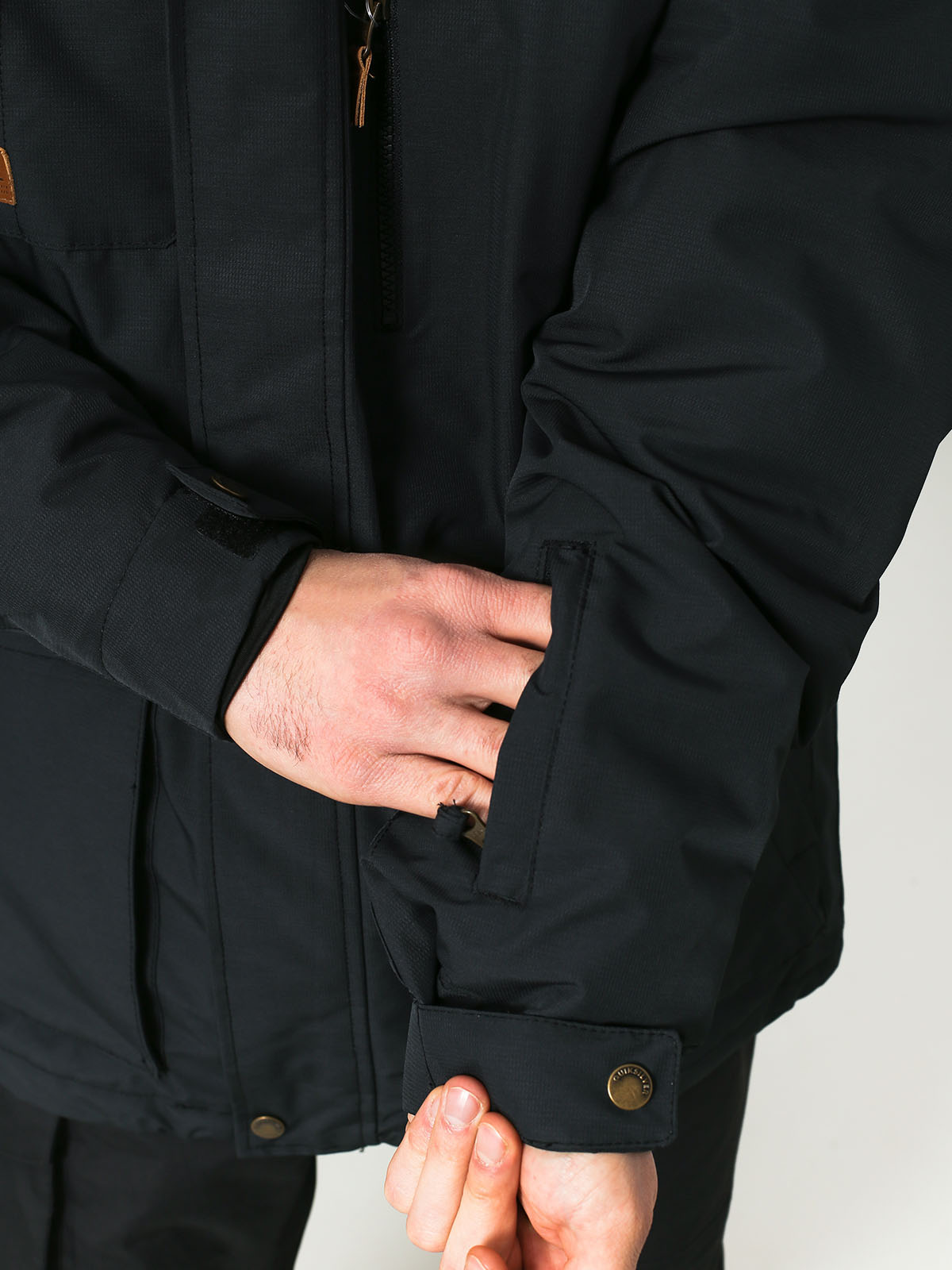 Mens Quiksilver Raft Snowboard jacket (black)