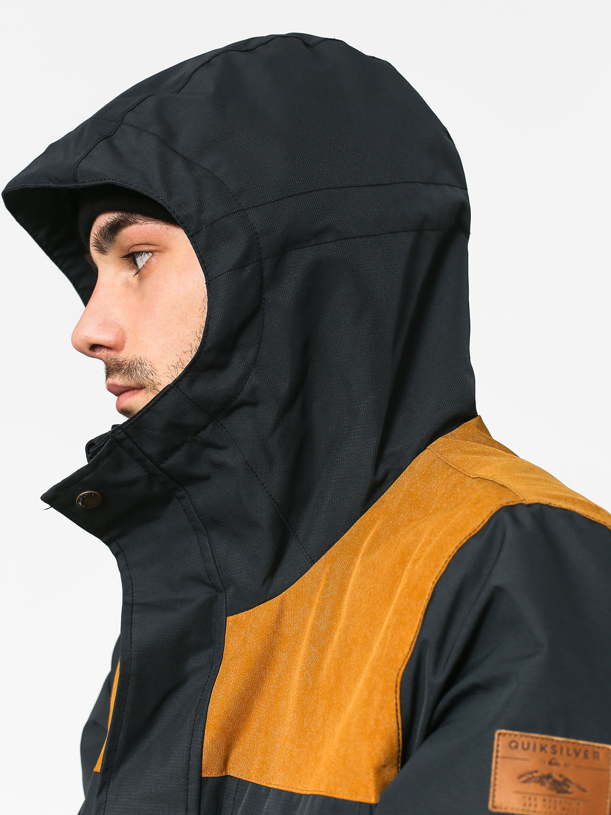 Mens Quiksilver Raft Snowboard jacket (black)