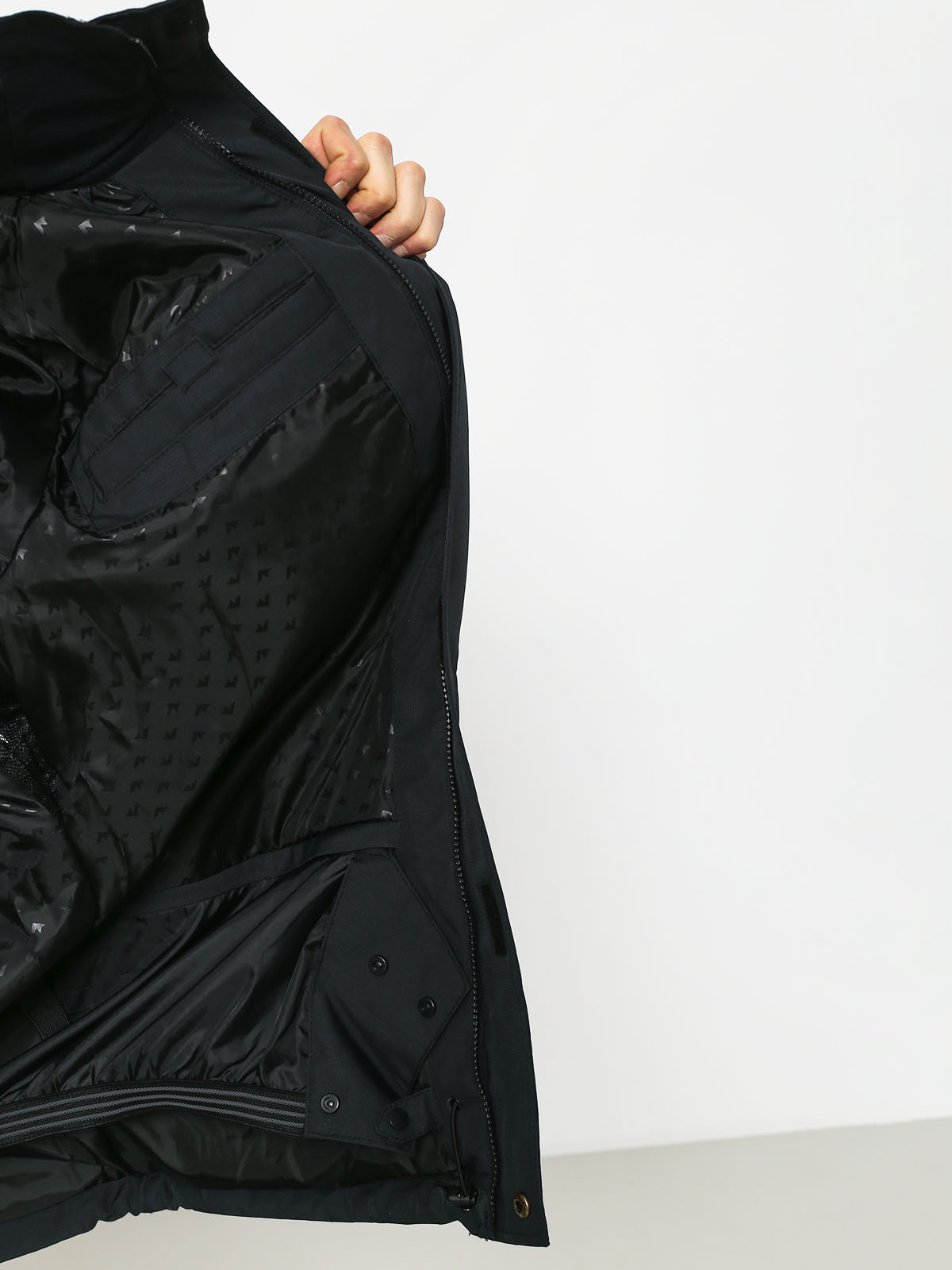 Mens Quiksilver Raft Snowboard jacket (black)