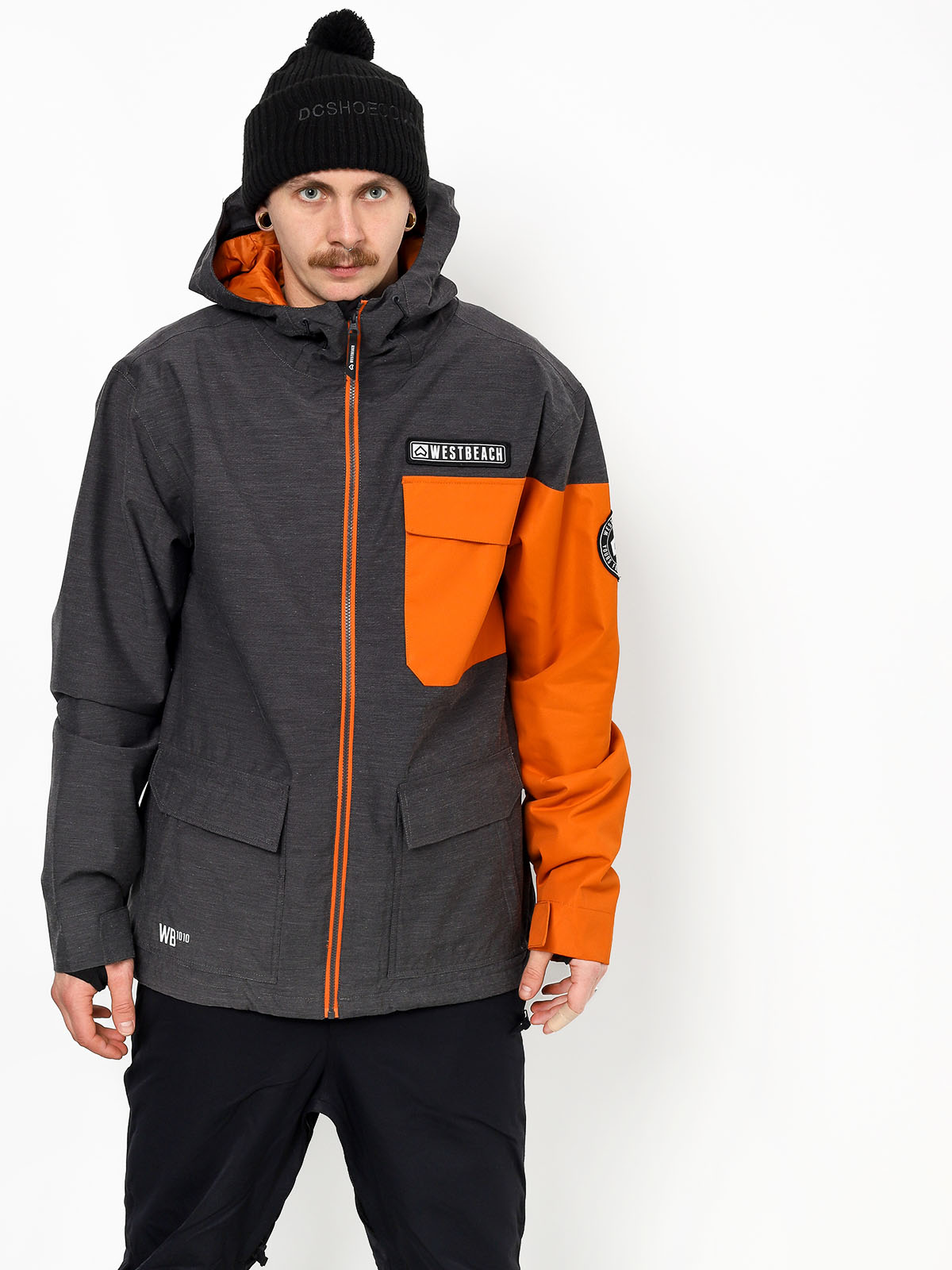 Mens Westbeach Bantam Snowboard jacket (charcal marl)