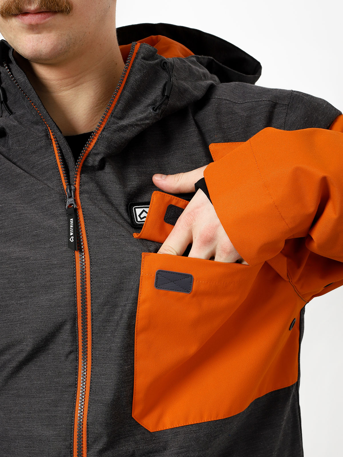 Mens Westbeach Bantam Snowboard jacket (charcal marl)