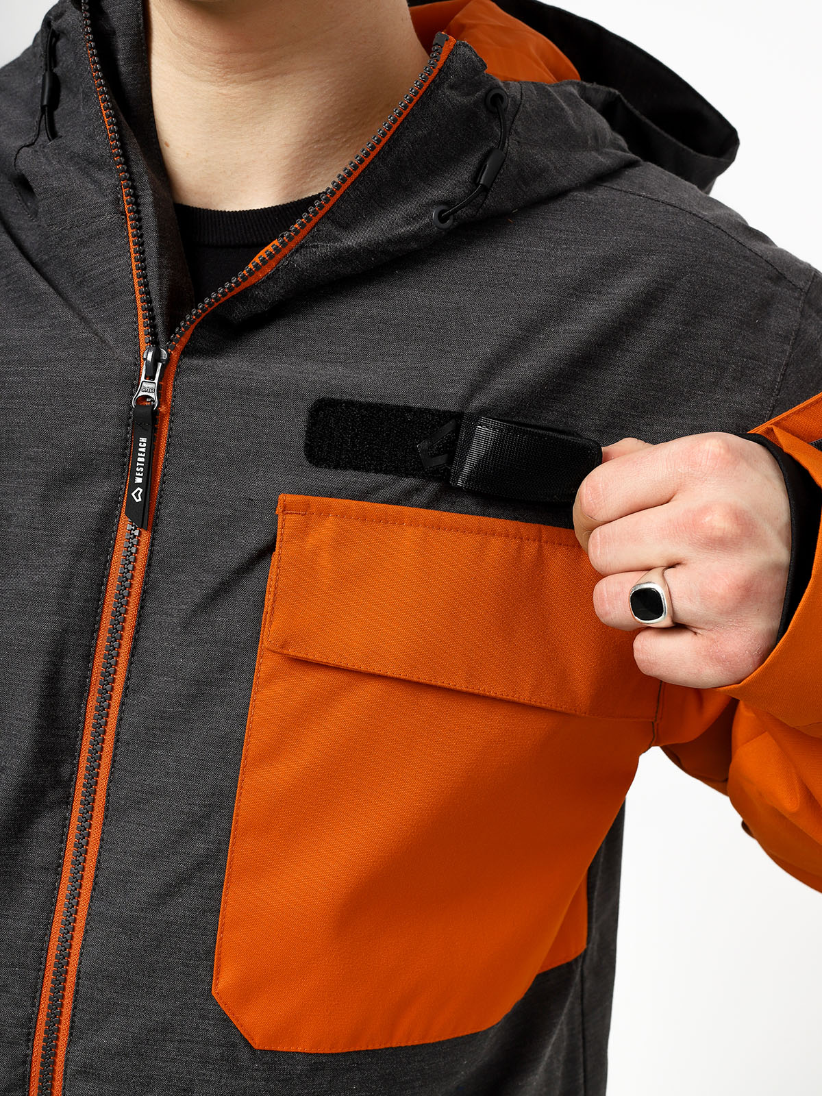 Mens Westbeach Bantam Snowboard jacket (charcal marl)