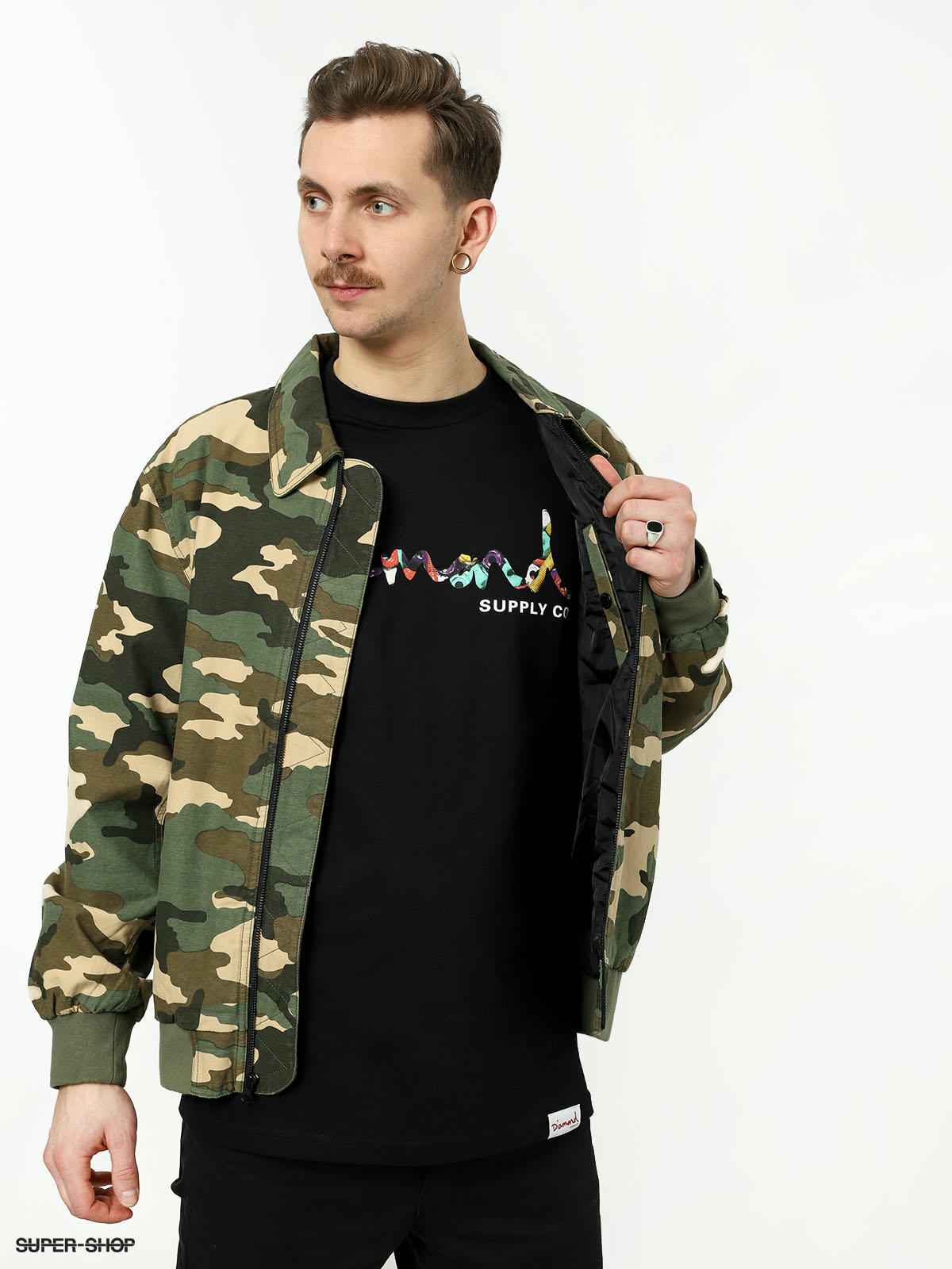 diamond supply co camo shirt