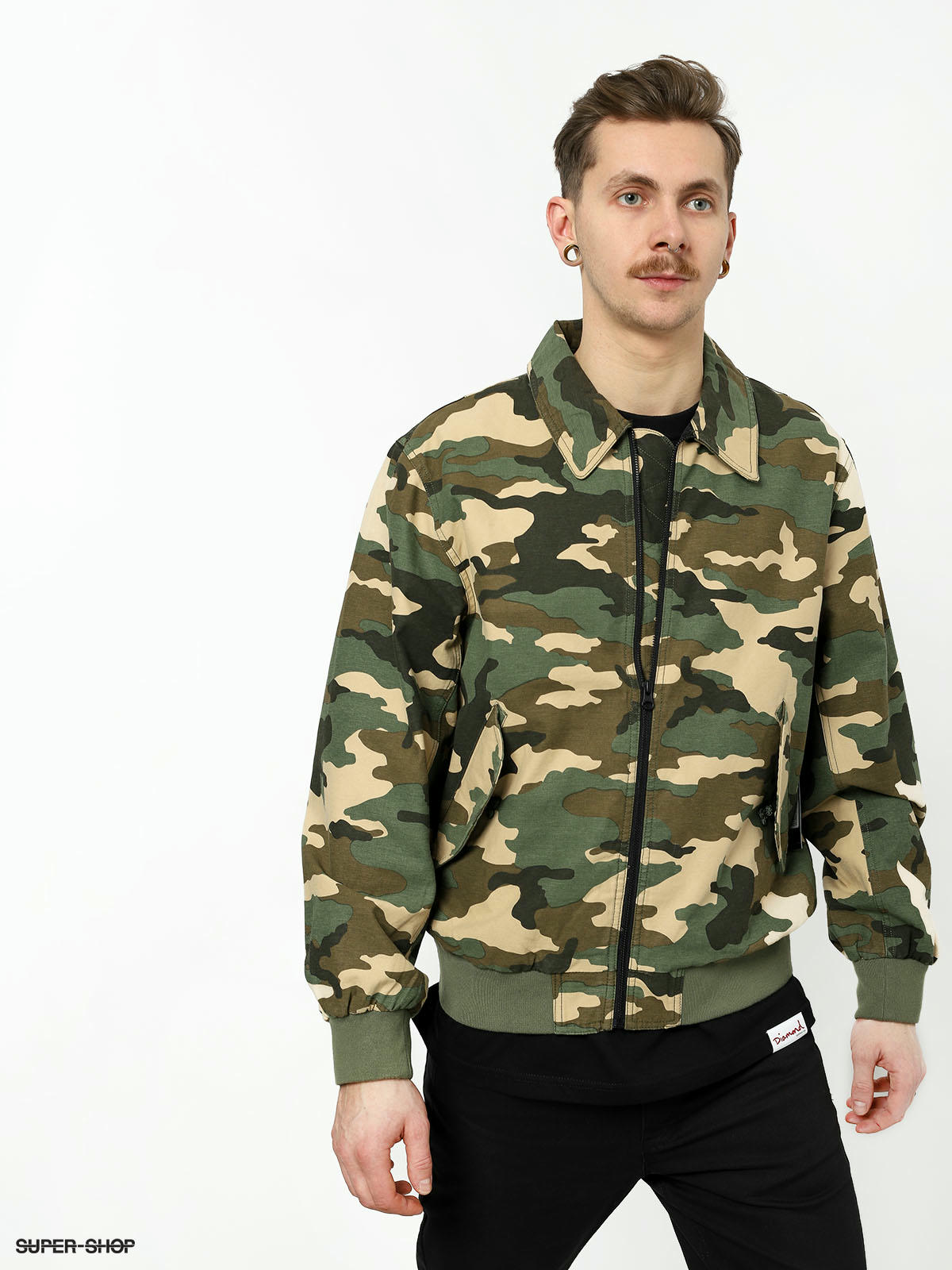 diamond supply co camo shirt