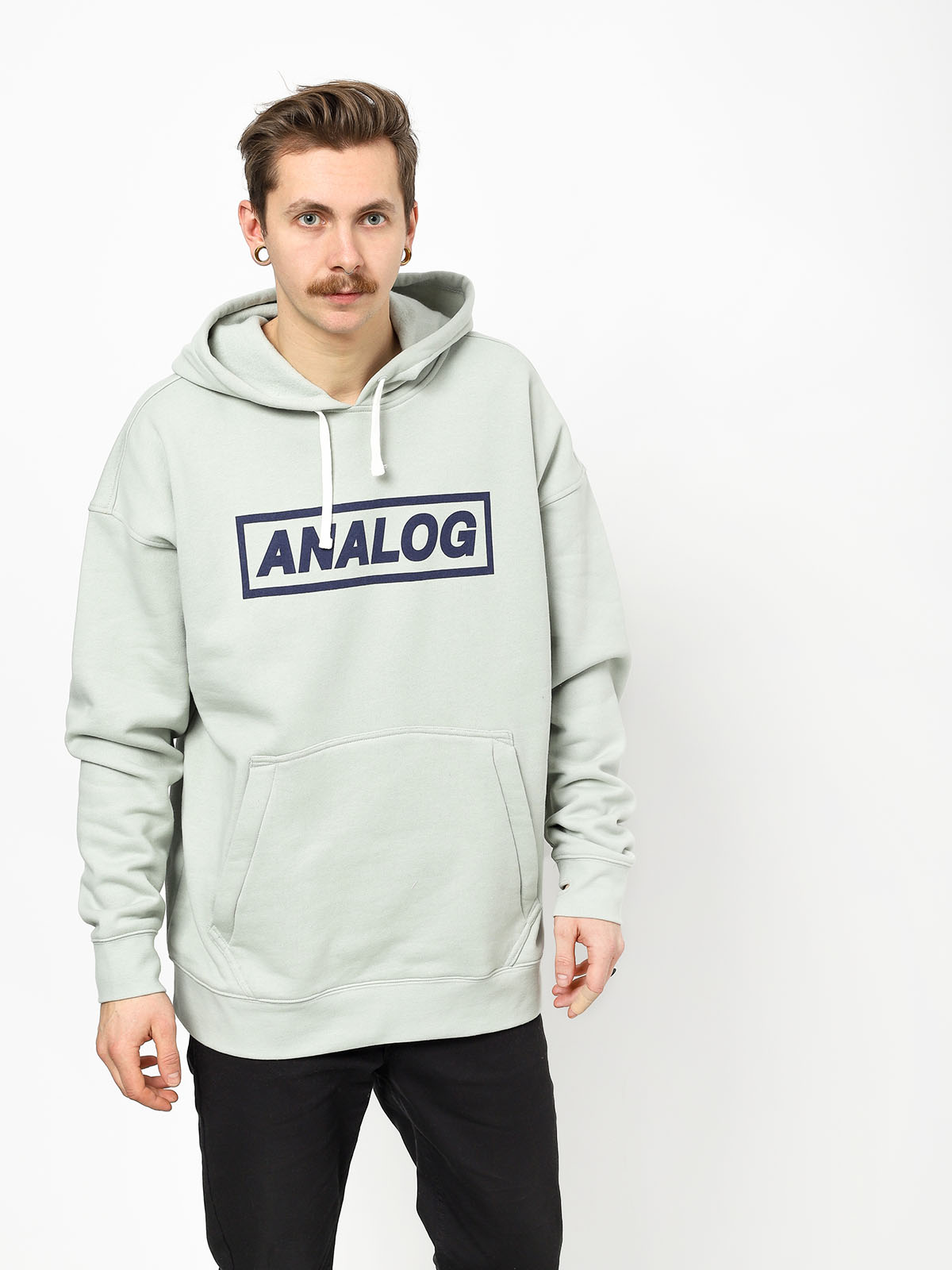 Analog Crux HD Hoody Grau aqua gray