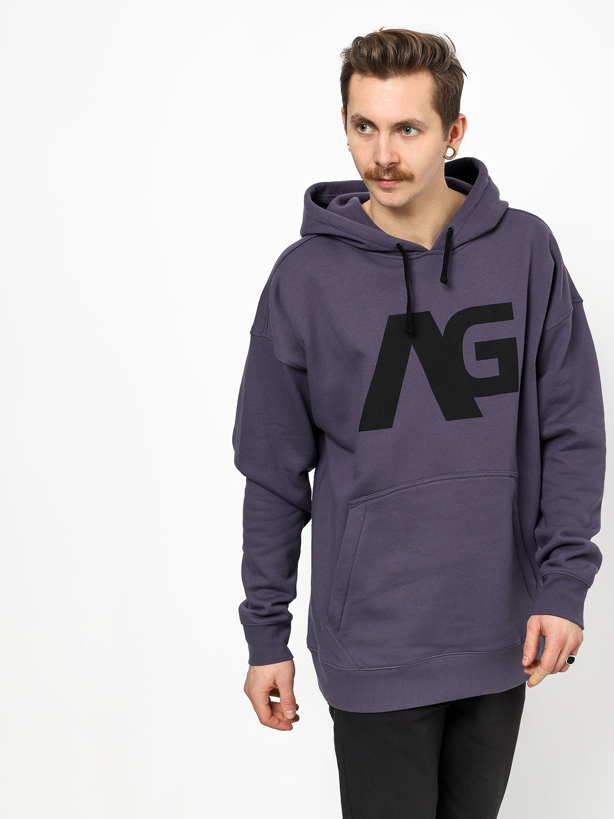 Analog Crux HD Hoodie violet (greystone)