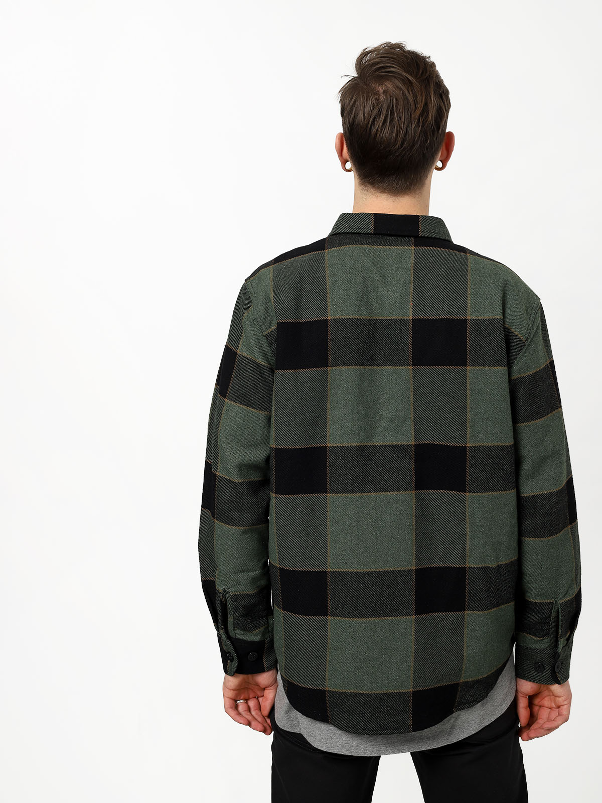 Brixton Durham Flannel Ls Shirt (pine/black)