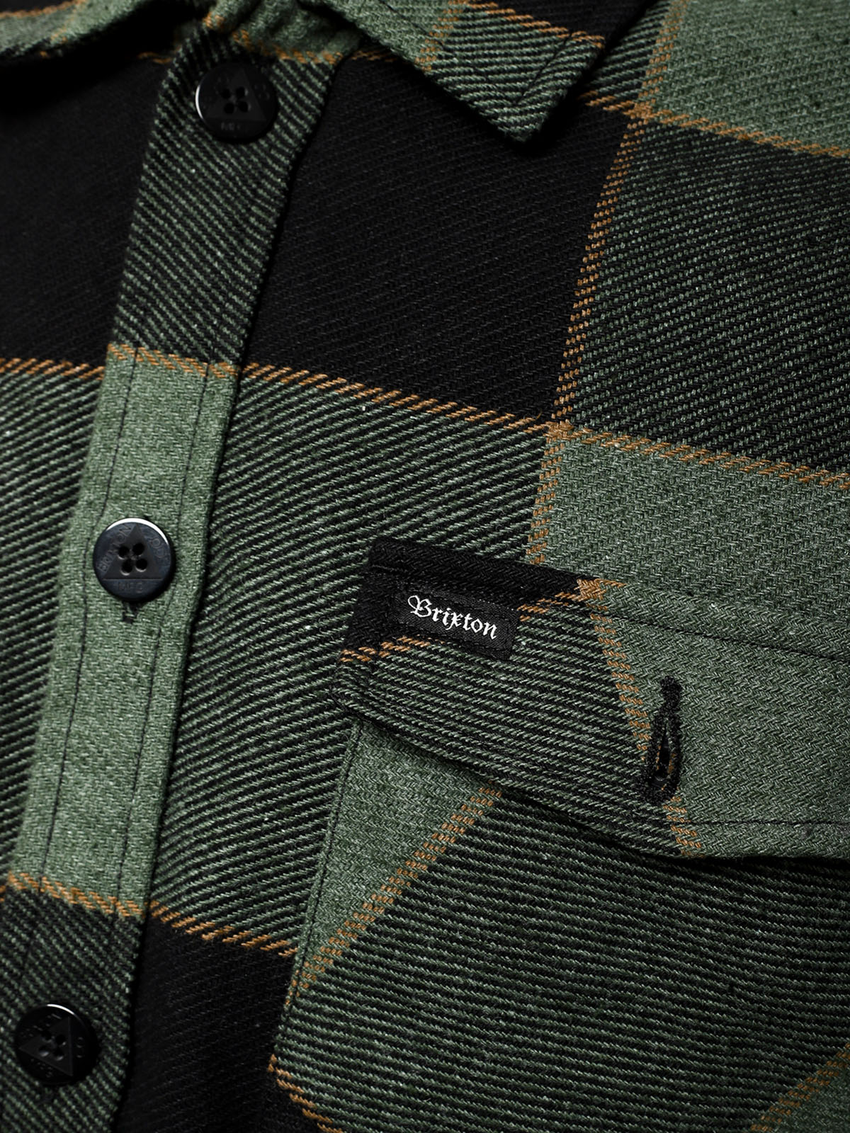 Brixton Durham Flannel Ls Shirt (pine/black)