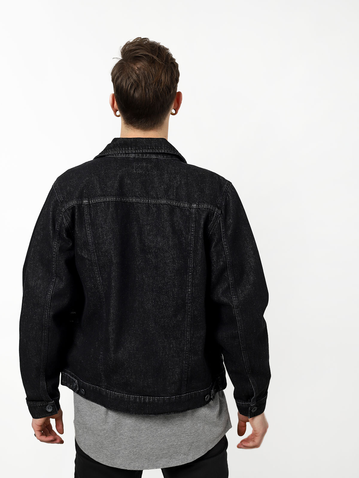 Brixton Cable Denim Jacket (black)