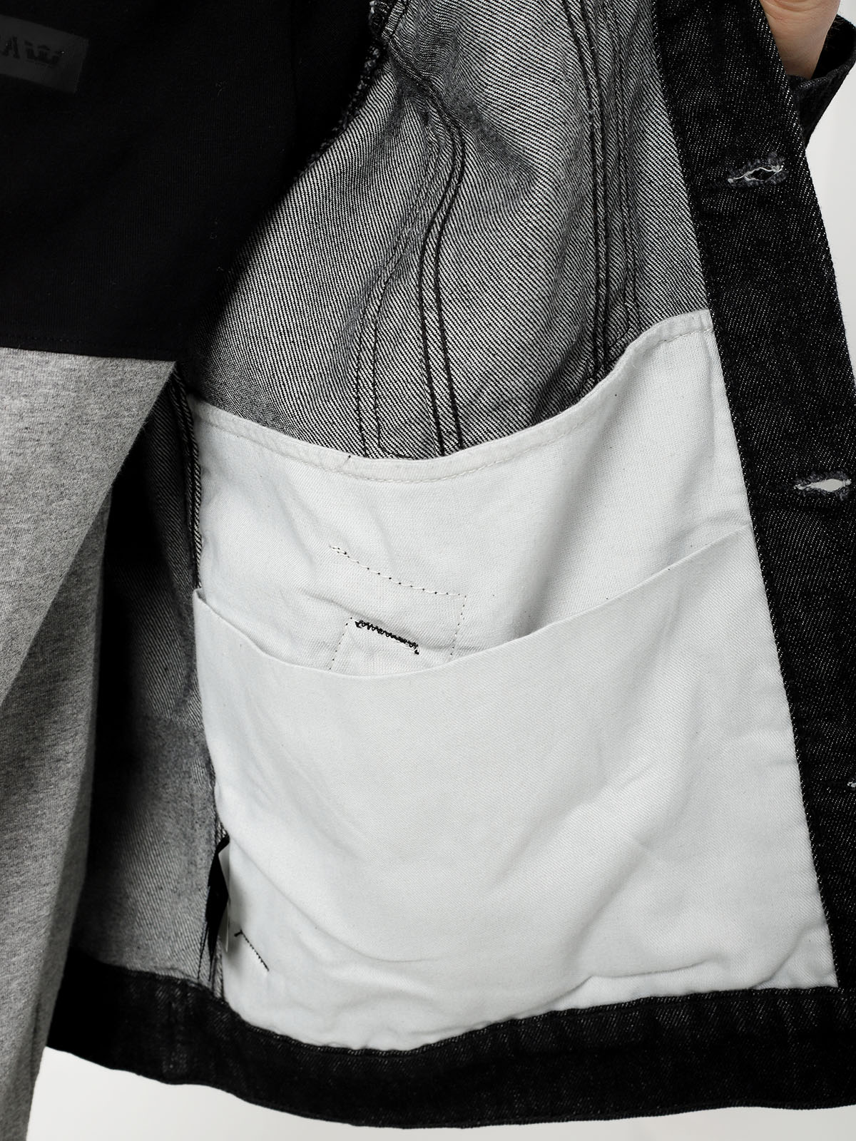 Brixton Cable Denim Jacket (black)