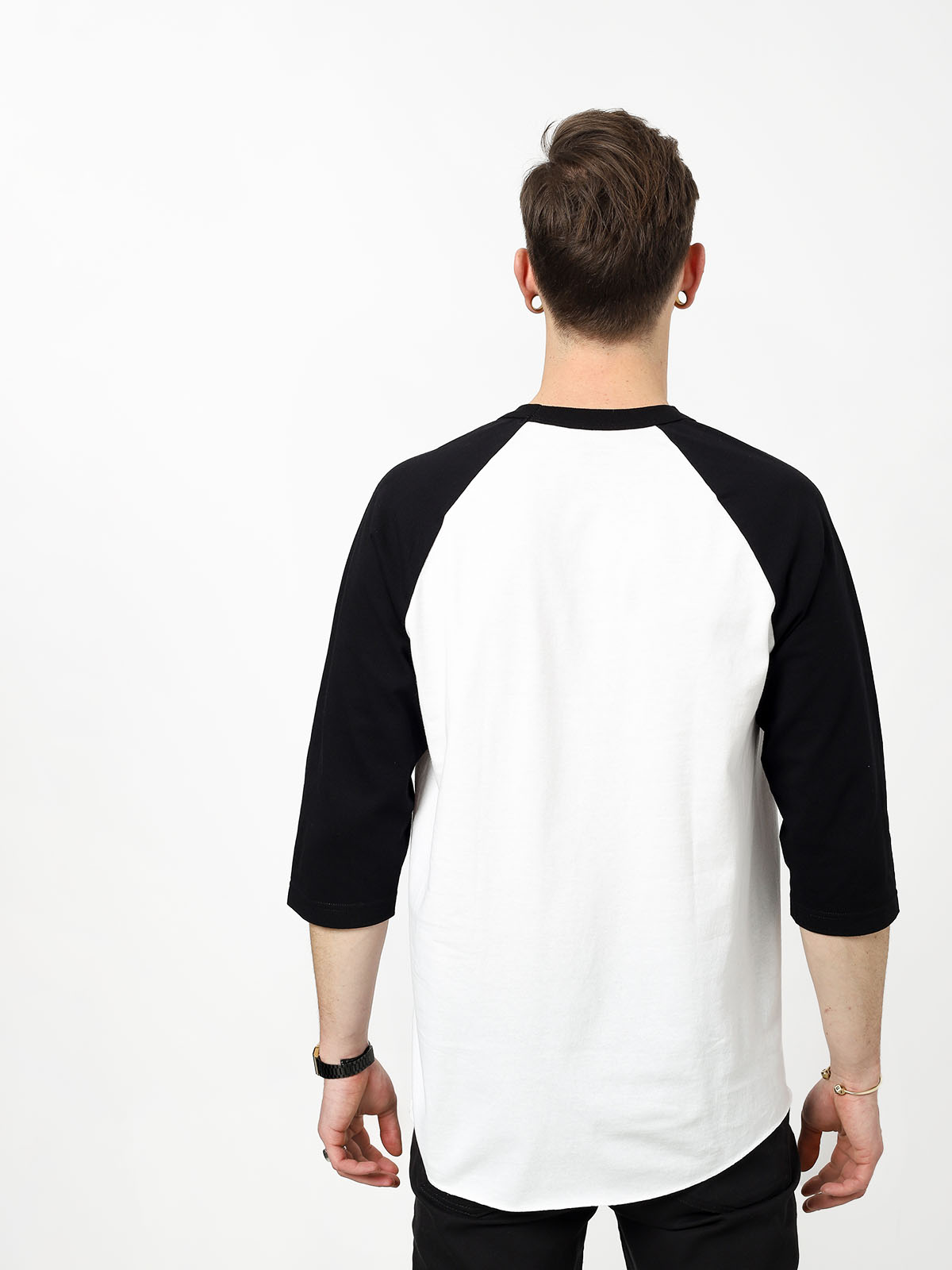 Supra Champ Raglan T-shirt (white/blk/blk)