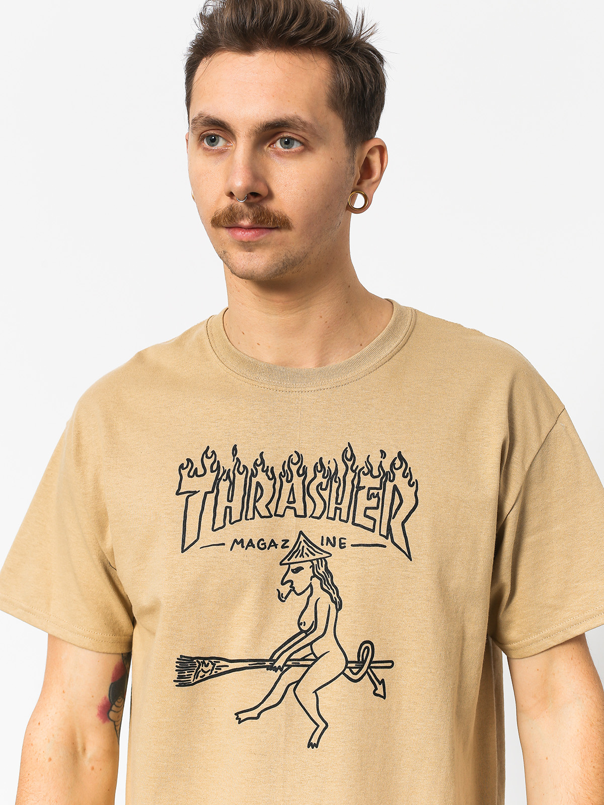 Thrasher Witch T-shirt (tan)