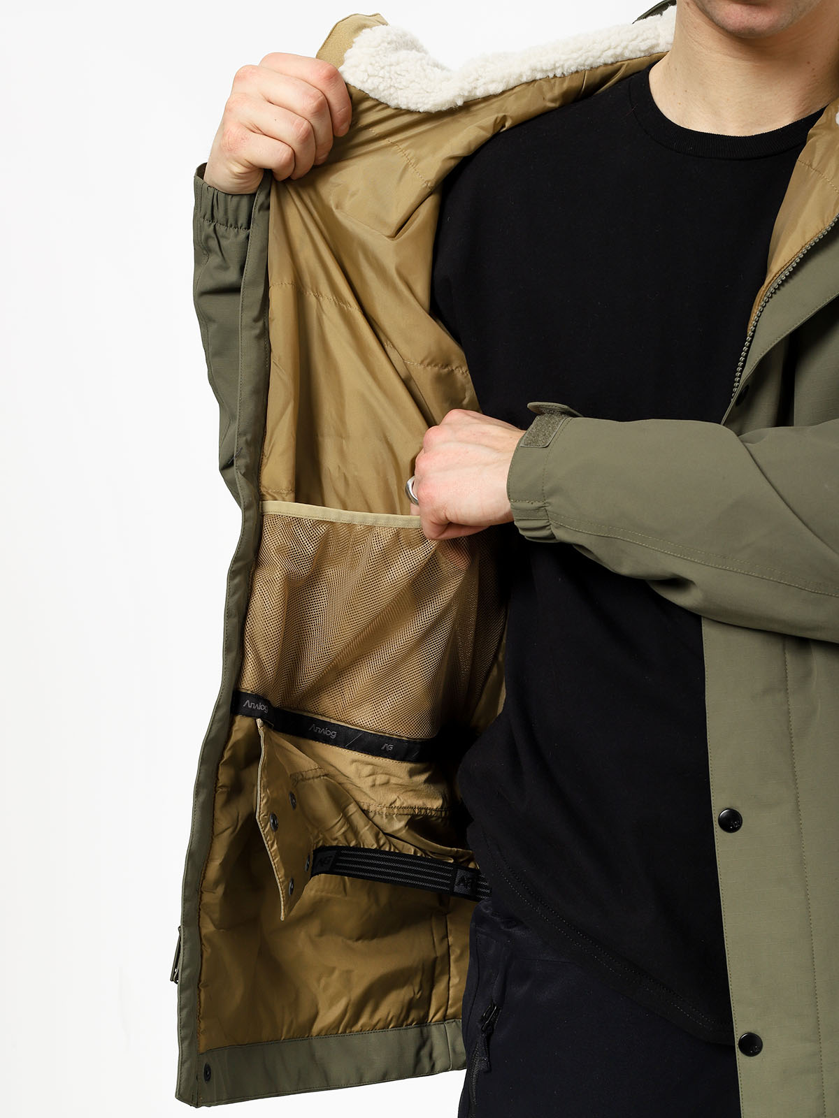 Herren Analog Gunstockt Snowboardjacke (dstolv/twill)