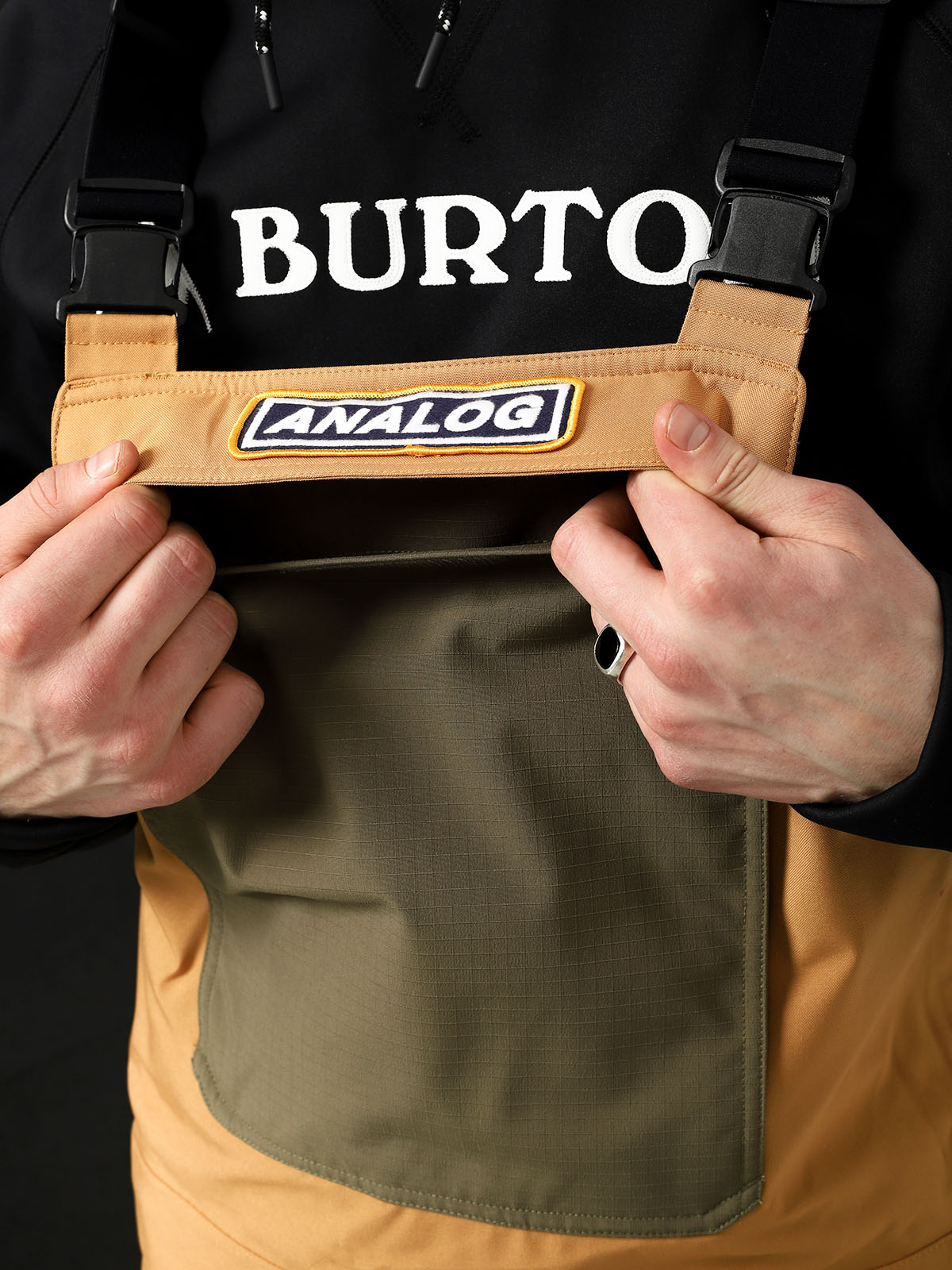 Analog Ice Out Bib Snowboard pants - beige (camel/dstolv)