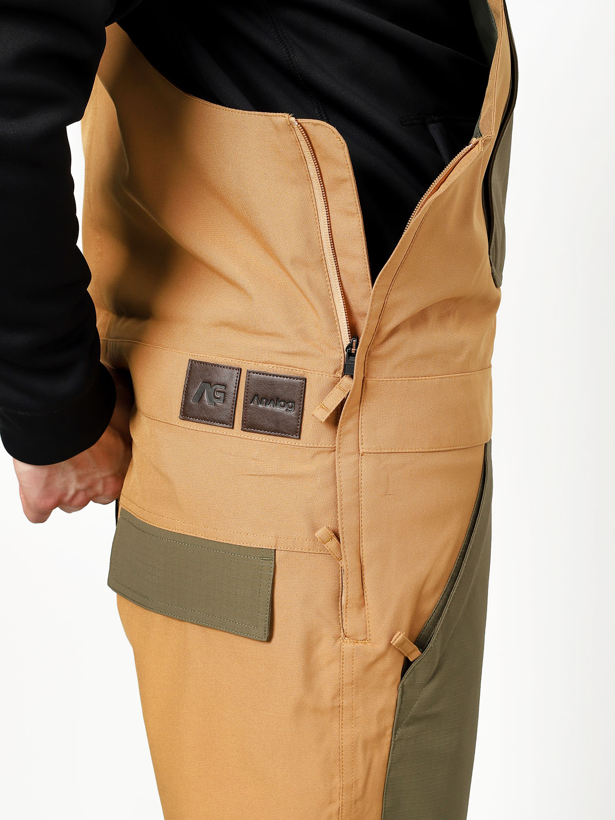 Analog Ice Out Bib Snowboard pants - beige (camel/dstolv)