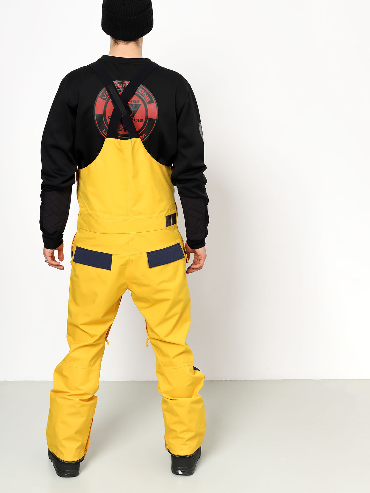 Mens Analog Ice Out Bib Snowboard pants (flshbk/modigo)