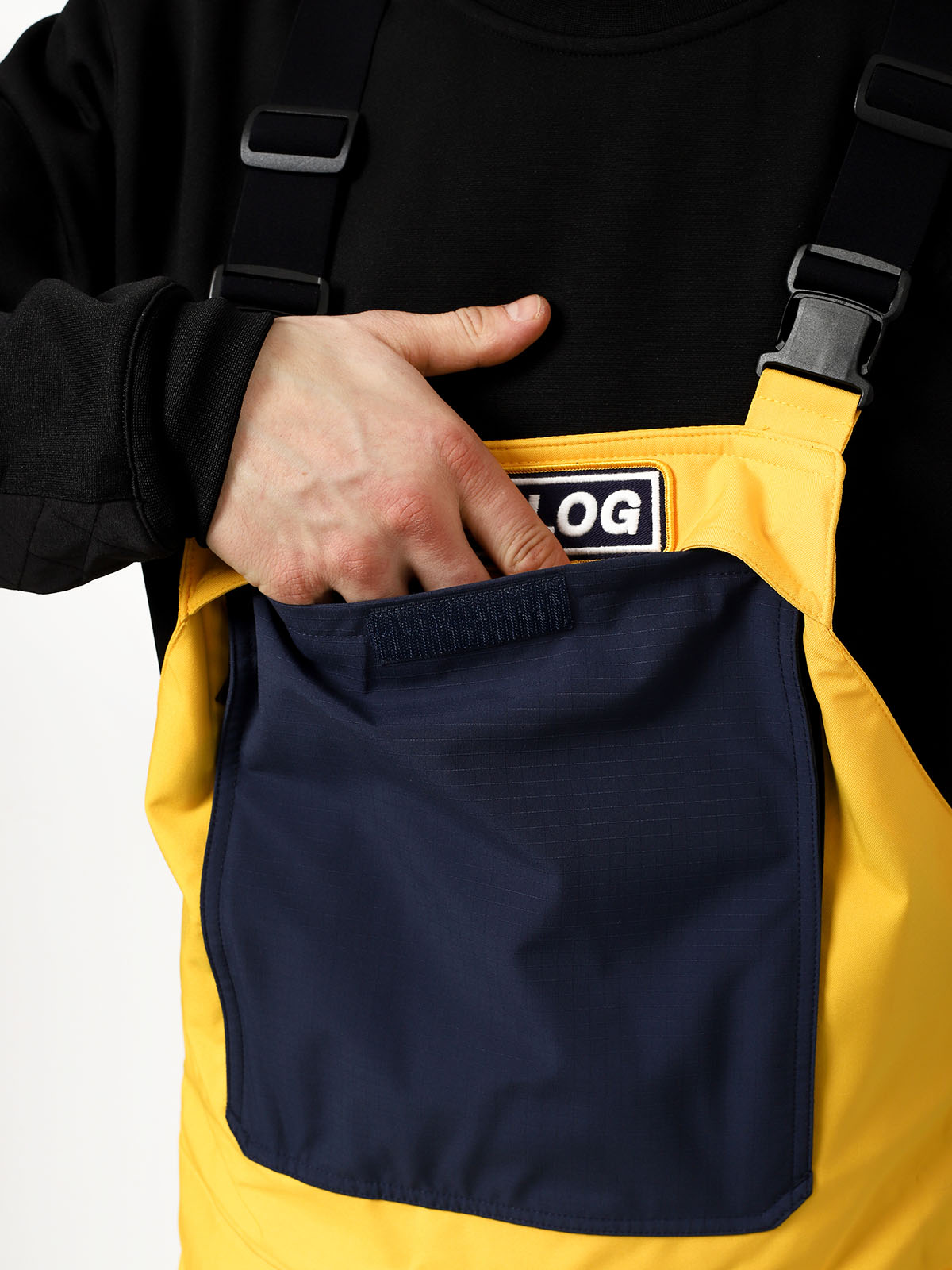 Mens Analog Ice Out Bib Snowboard pants (flshbk/modigo)