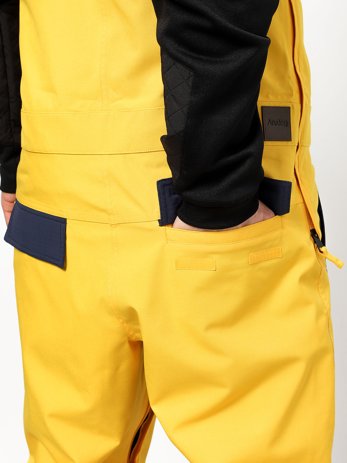 Analog Ice Out Bib Snowboard pants - yellow (flshbk/modigo)
