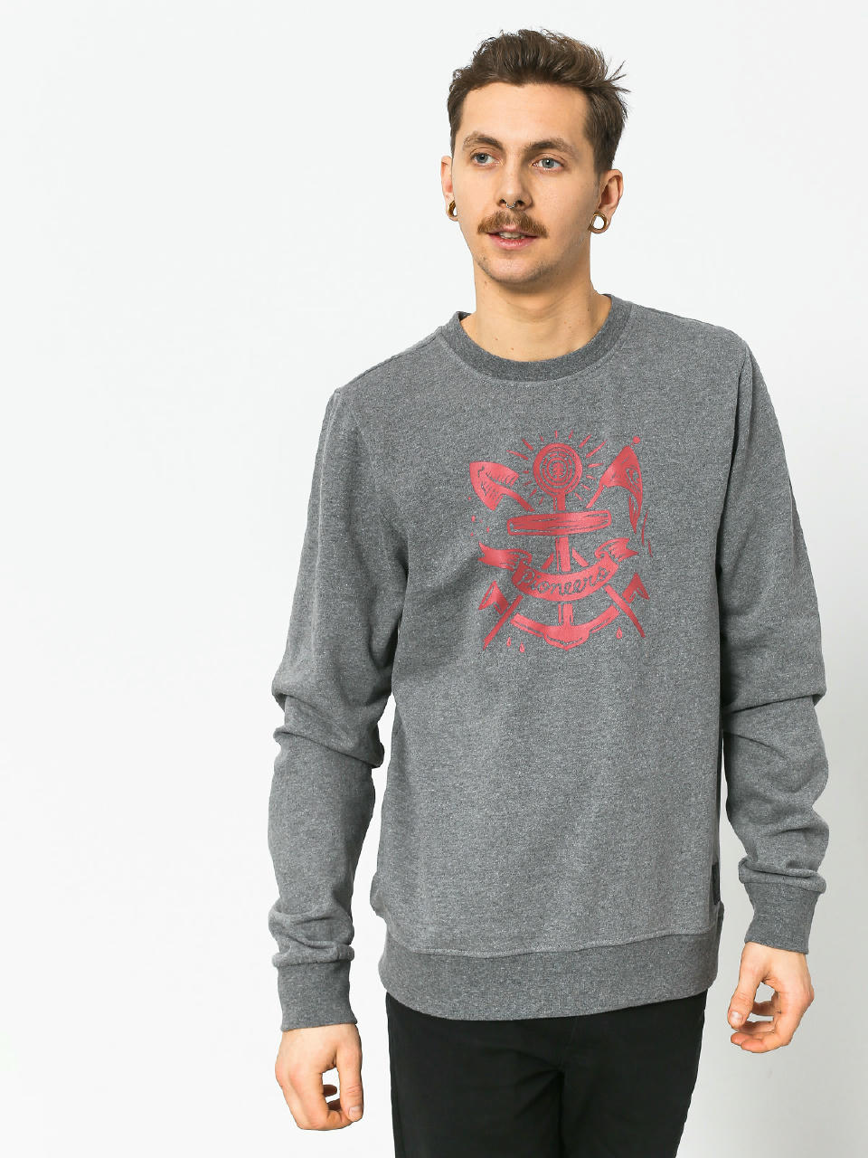 Element Pioneers Crew Sweatshirt (grey heather)