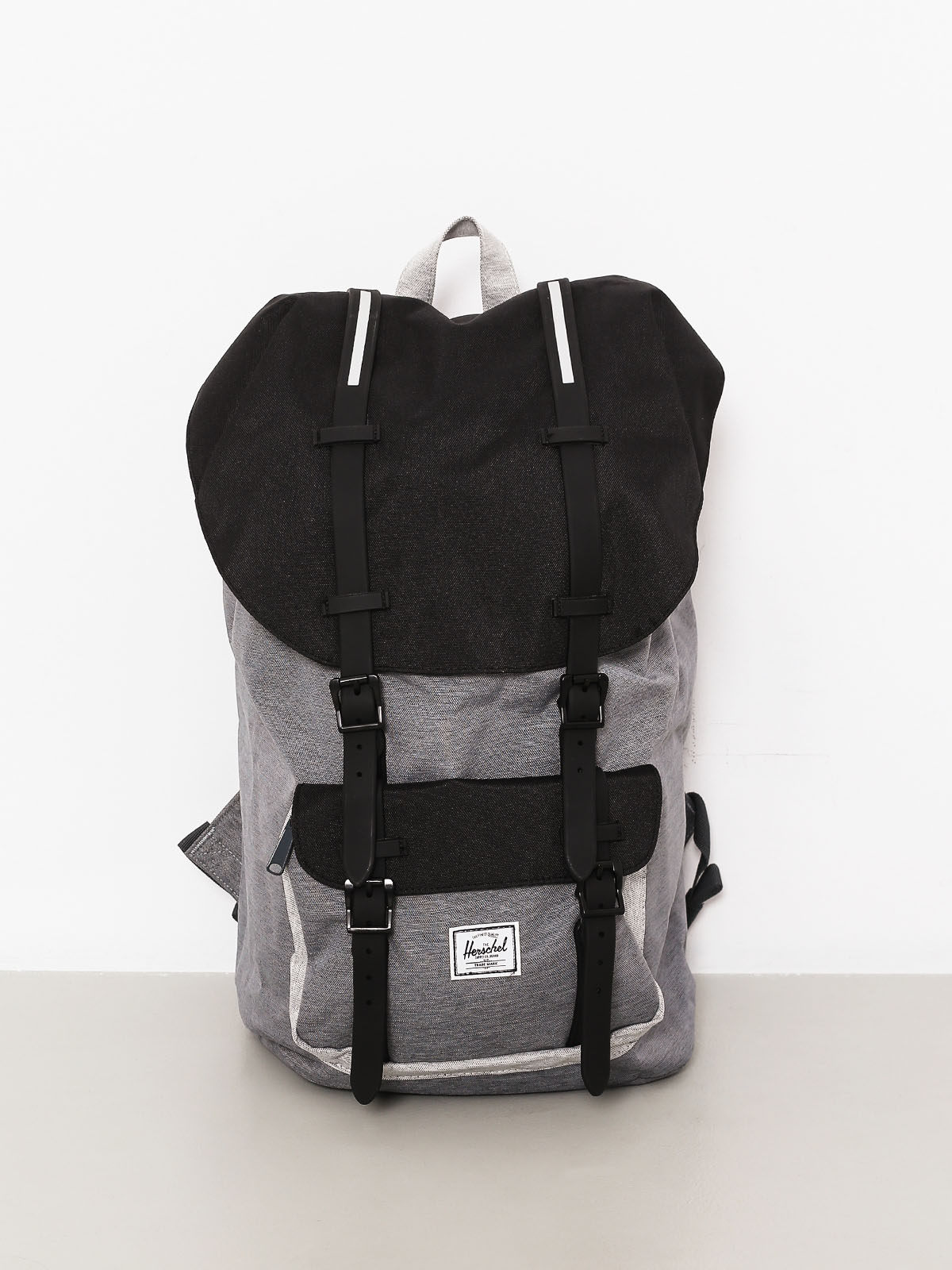 Herschel Supply Co. Rucksack Little America (mid grey crosshatch/black/light grey crosshatch)