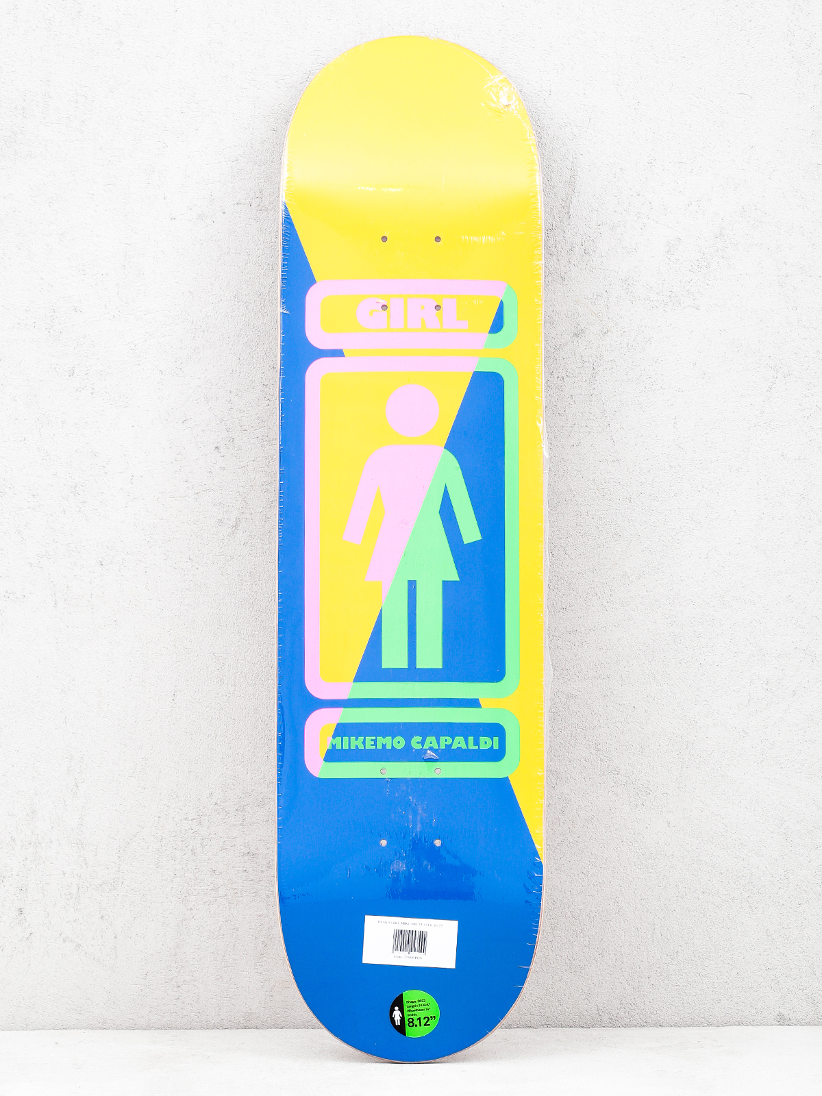 Girl Skateboard Mike Mo 93 Til Deck (yellow/blue)