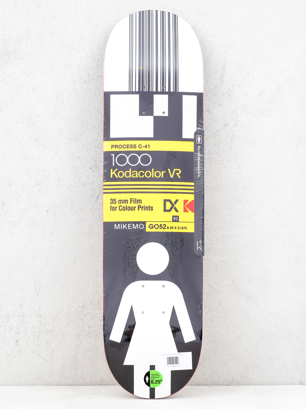 Girl Skateboard Mike Mo Kodak Deck (white/black)