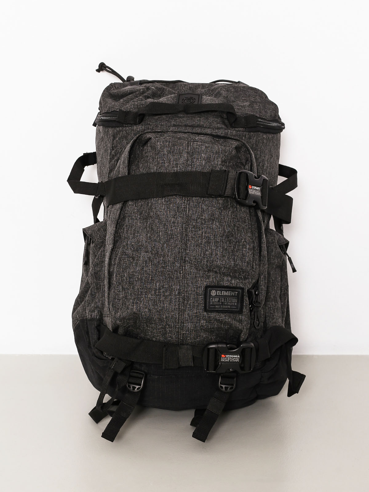 Element Jaywalker Backpack in Black Grid HTR
