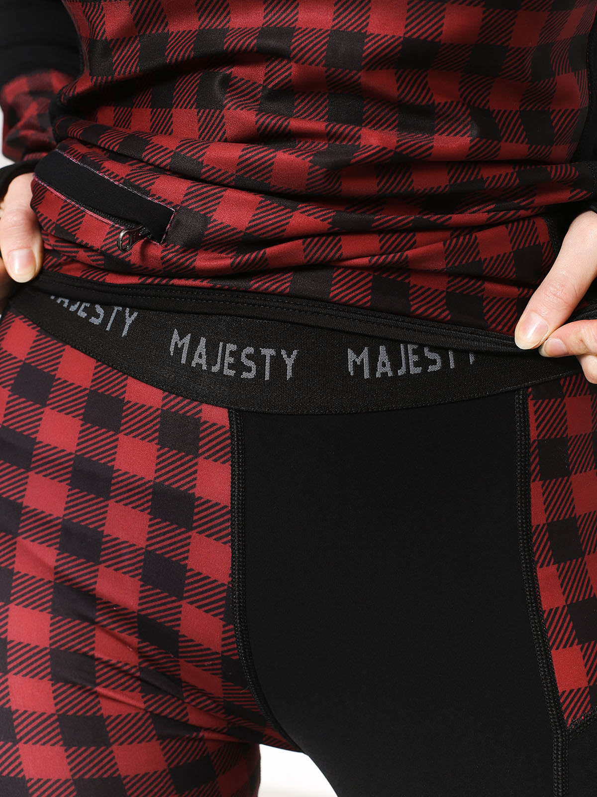 Majesty Srface Lady Top Lumberjack Underwear Wmn (red/black)